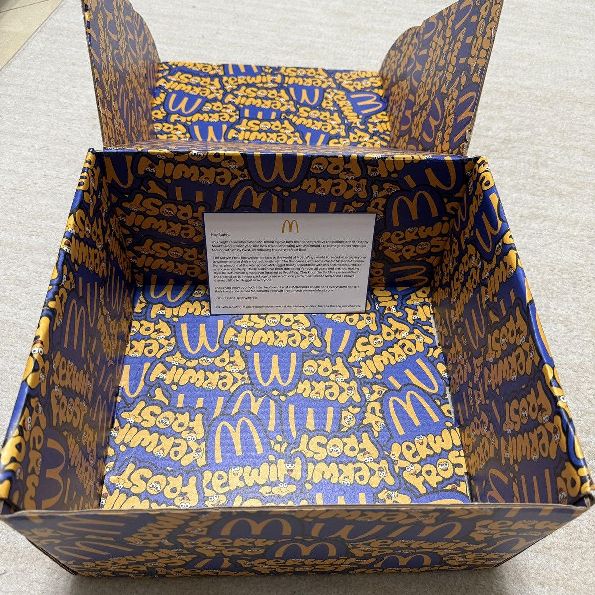 Other McDonald's 2023 Kerwin Frost VIP Influencer Box ONLY Empty Size ONE SIZE - 7 Thumbnail