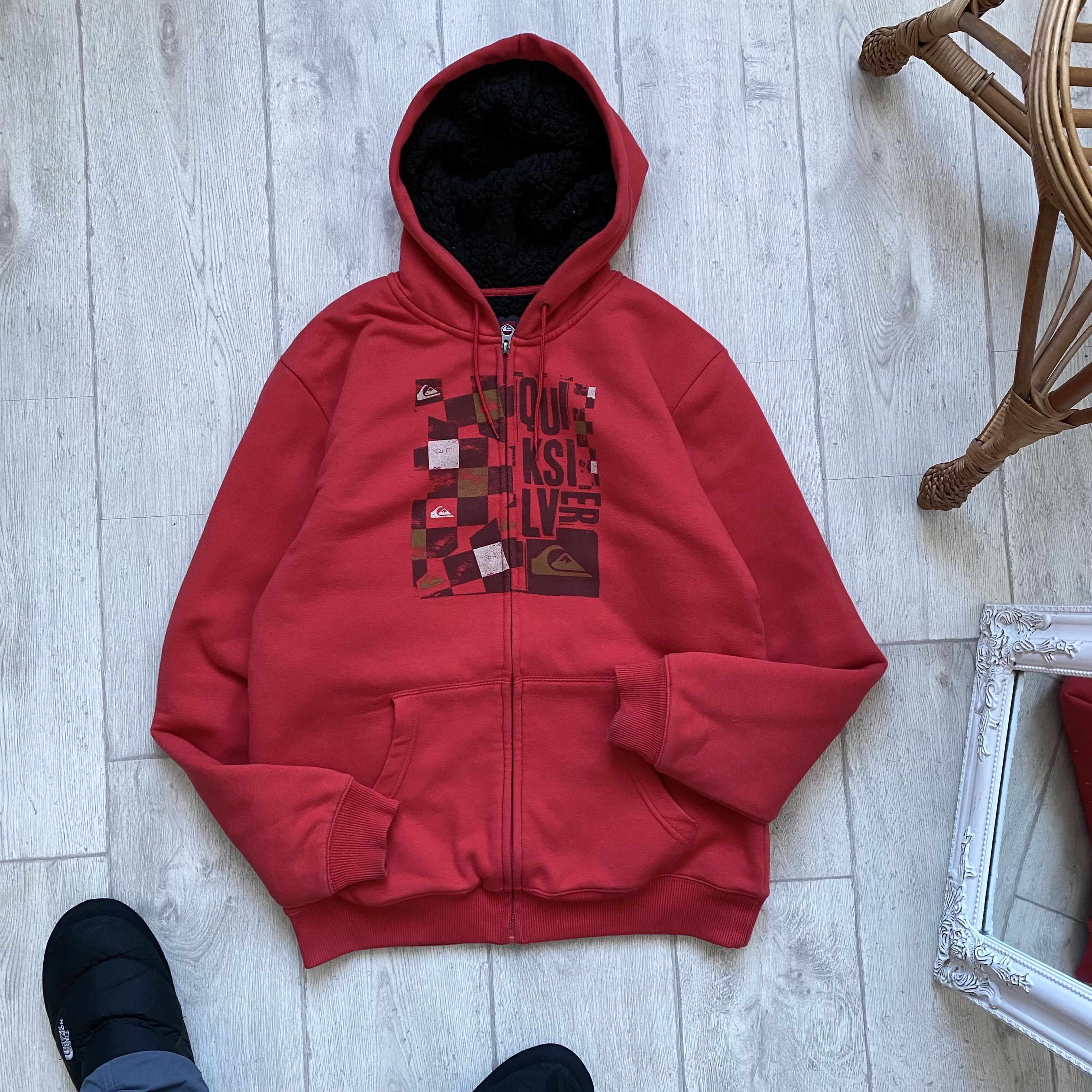 If Six Was Nine Vintage If6Was9 2000s Quicksilver Fur Hoodie Jacket Y2K Size US L / EU 52-54 / 3 - 6 Thumbnail