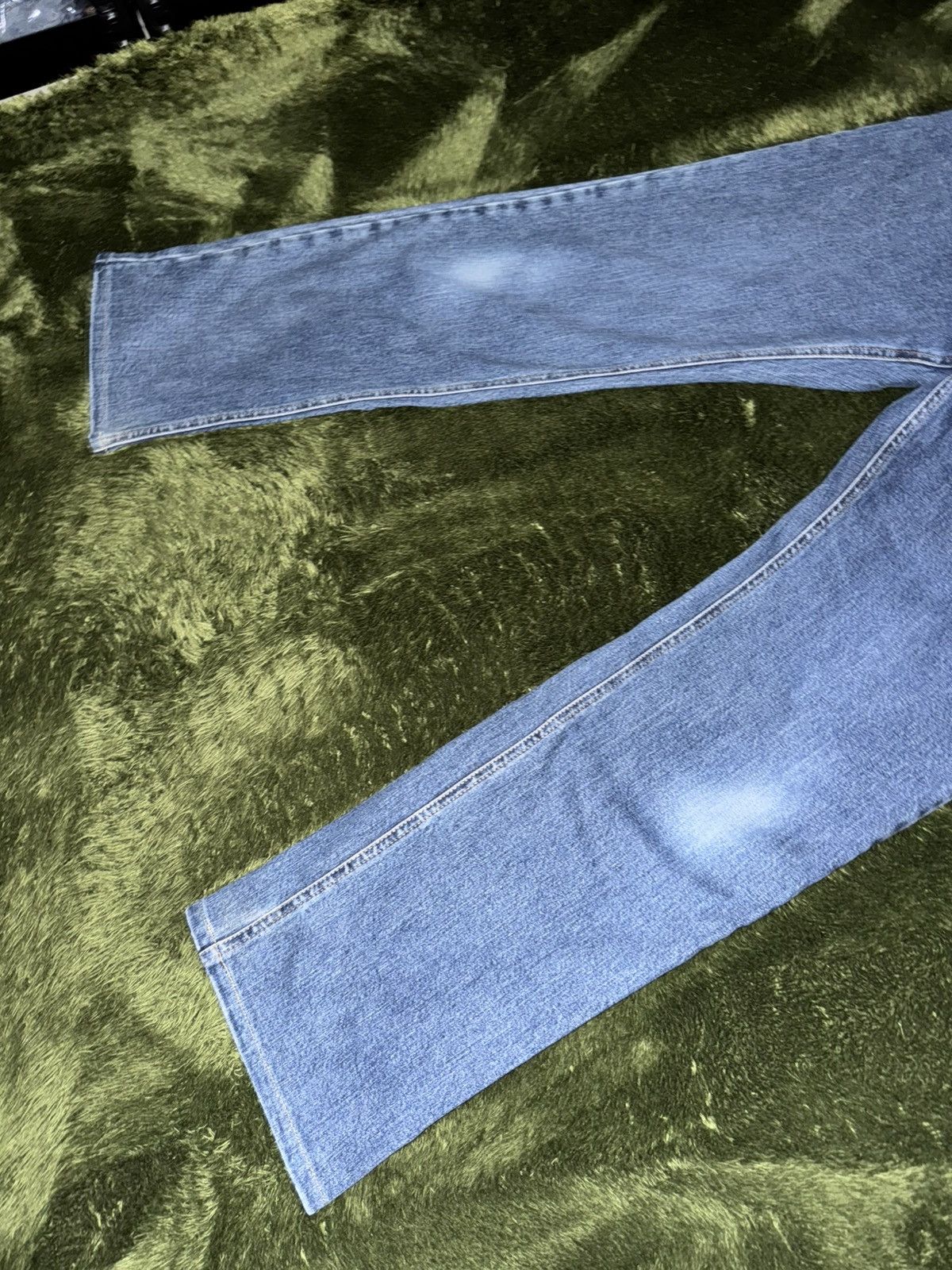 Wrangler [33] wrangler japan relaxed fit washed denim pants mid indig Size US 33 - 6 Thumbnail