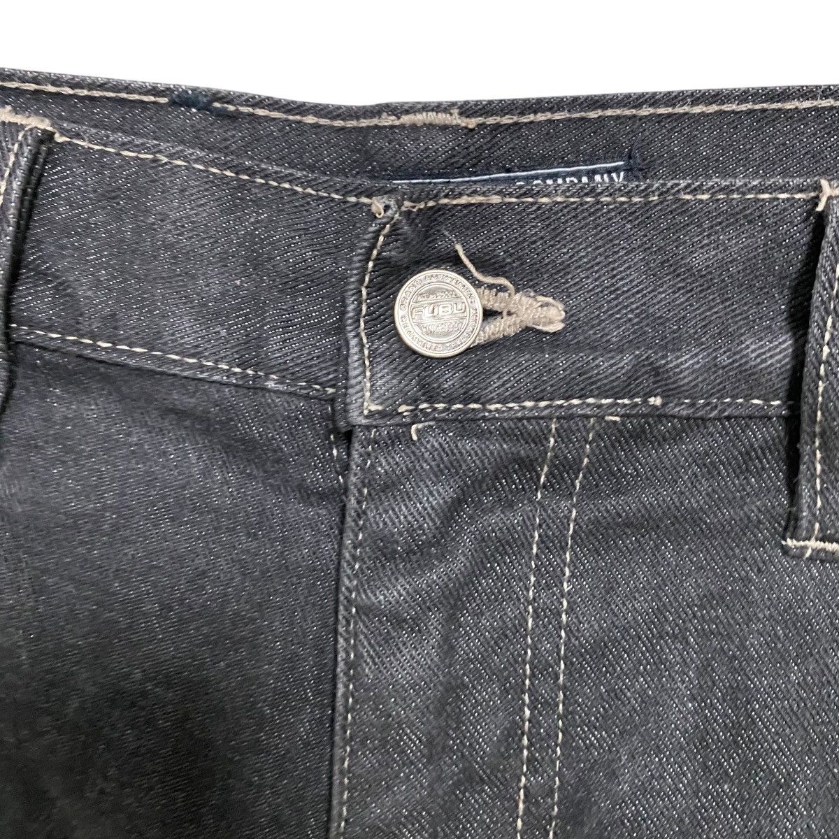 Fubu Vintage Fubu Denim Engineered Baggy Jeans Black Size US 33 - 10 Thumbnail