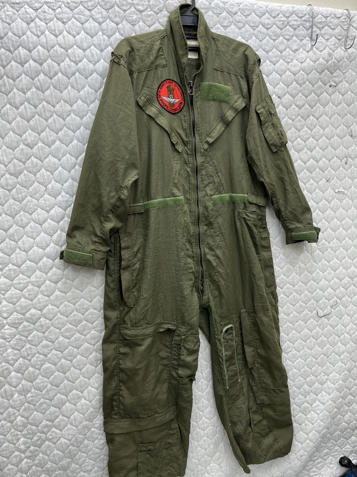 Vintage 🔥🔥🔥STEAL VTG FIFTH FLIGHT ARMY DETACHMENT FLYERS COVERALL Size US 40 / EU 56 - 23 Thumbnail
