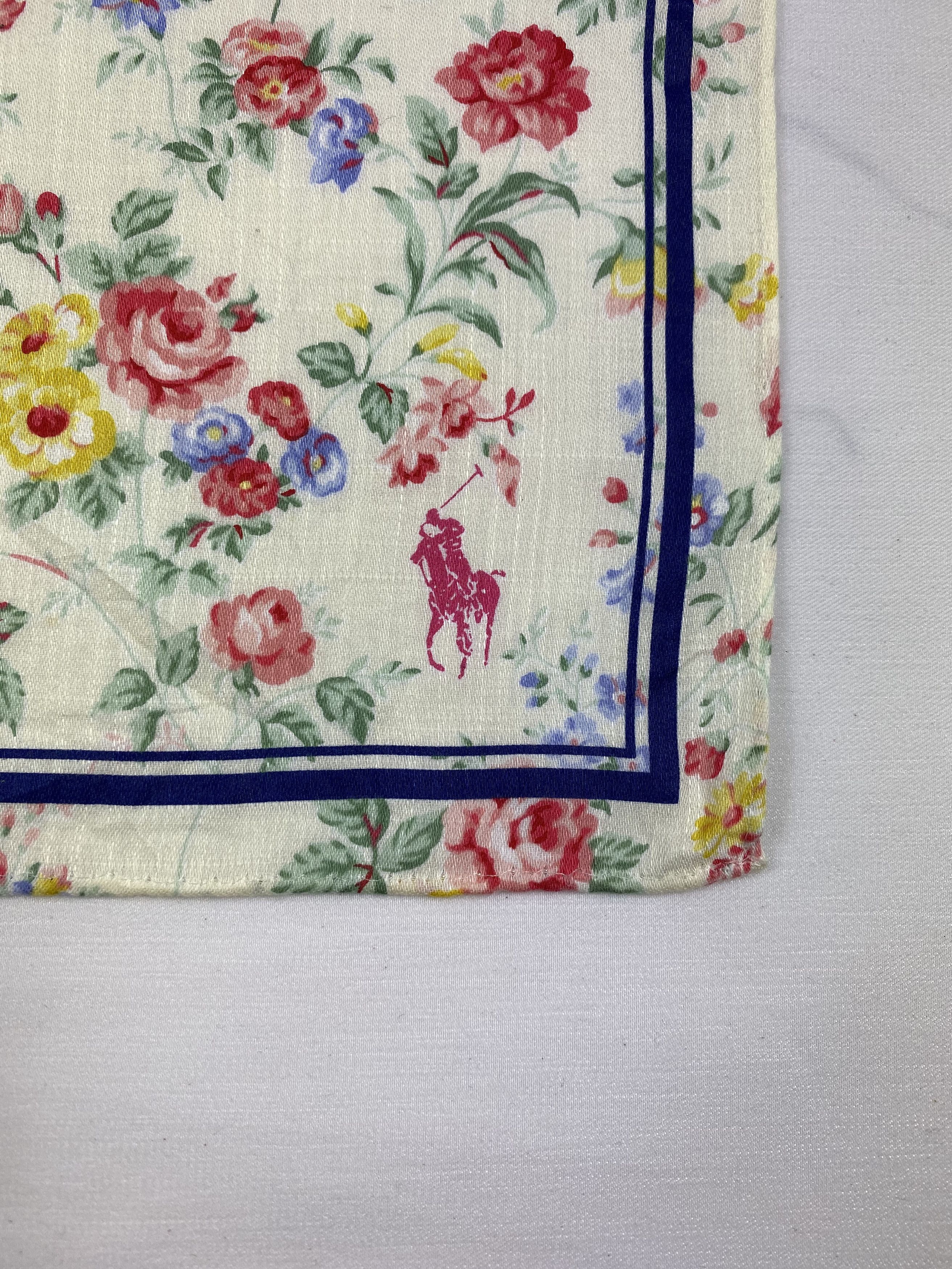 Polo Ralph Lauren × Ralph Lauren × Vintage Polo Ralph Lauren Handkerchief / Bandana / Neckerchief Size ONE SIZE - 5 Thumbnail