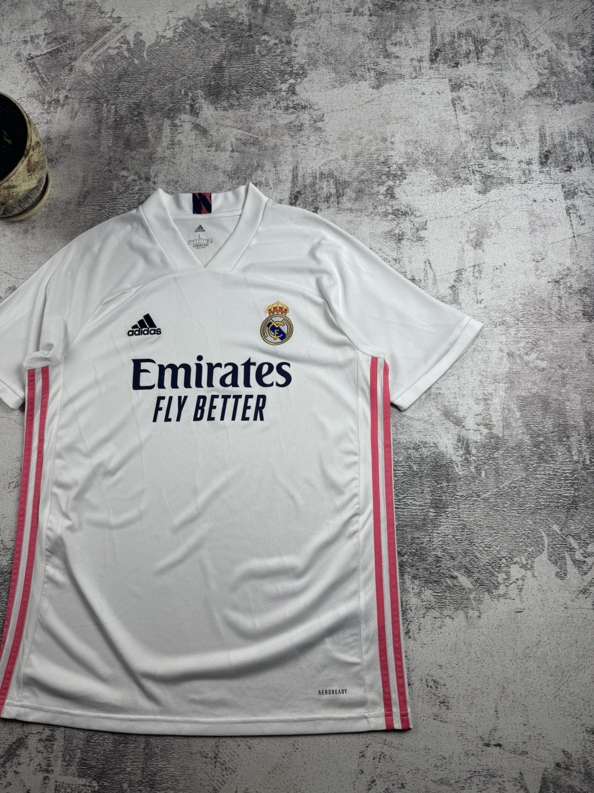 Adidas Real Madrid 2020/2021 Adidas Home White Kit La Liga Jersey Blockcore T Shirt Tee Size US L / EU 52-54 / 3 - 3 Thumbnail