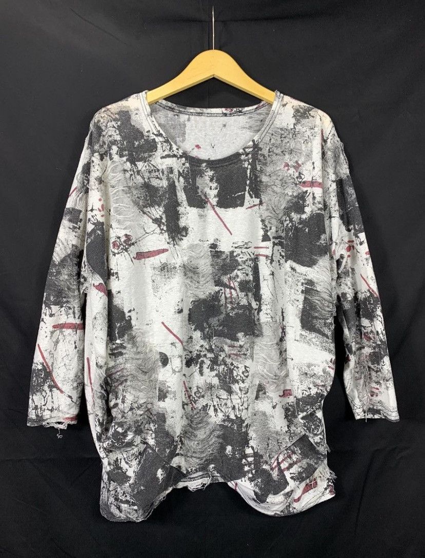 14th Addiction Japanese Crazy Distressed Abstract Gothic Punk long sleeve Size US L / EU 52-54 / 3 - 1 Thumbnail