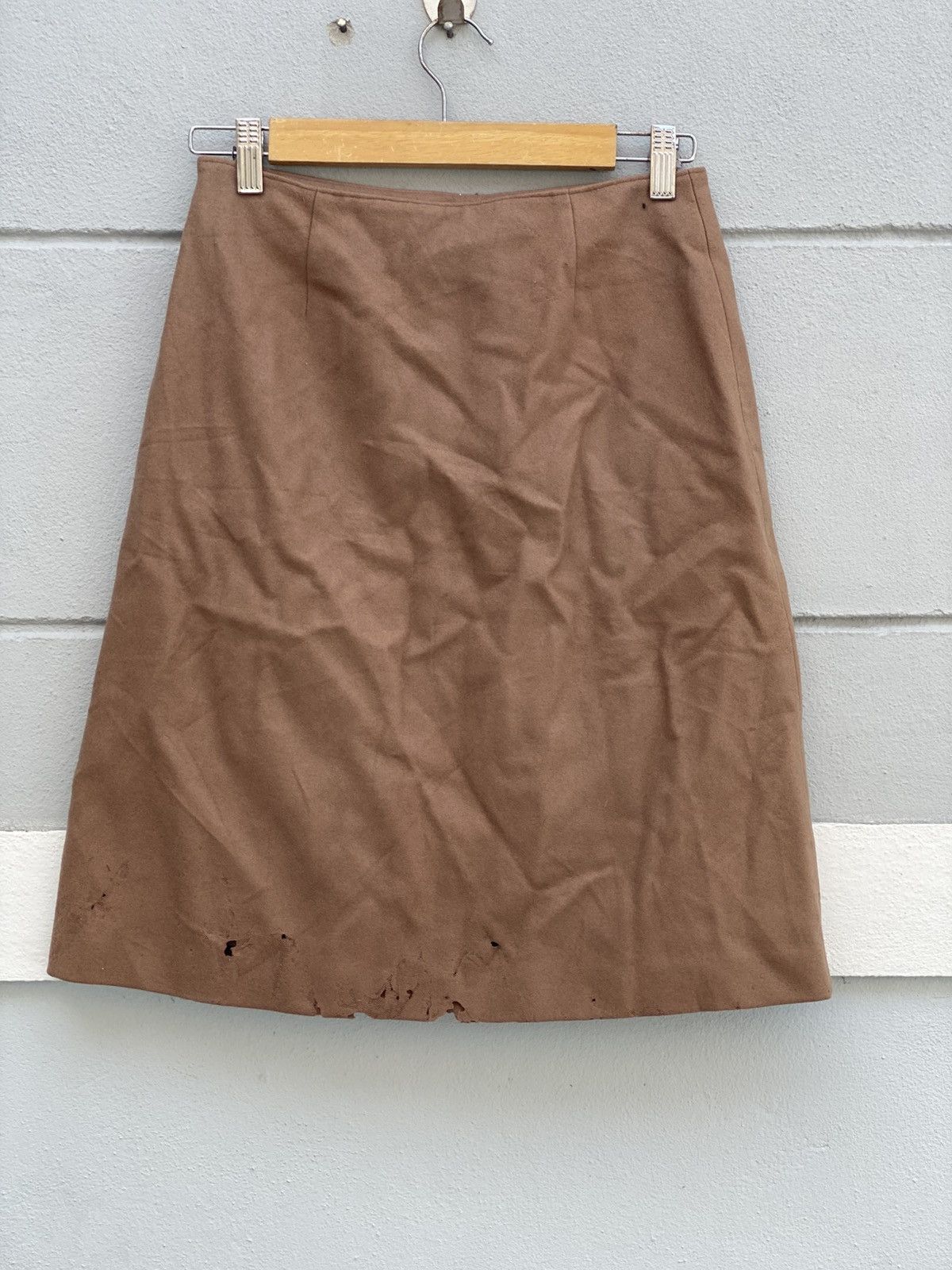 A.P.C. Vintage A.P.C Mini skirt france Copper Brown Skirt Size 26" / US 2 / IT 38 - 2 Thumbnail