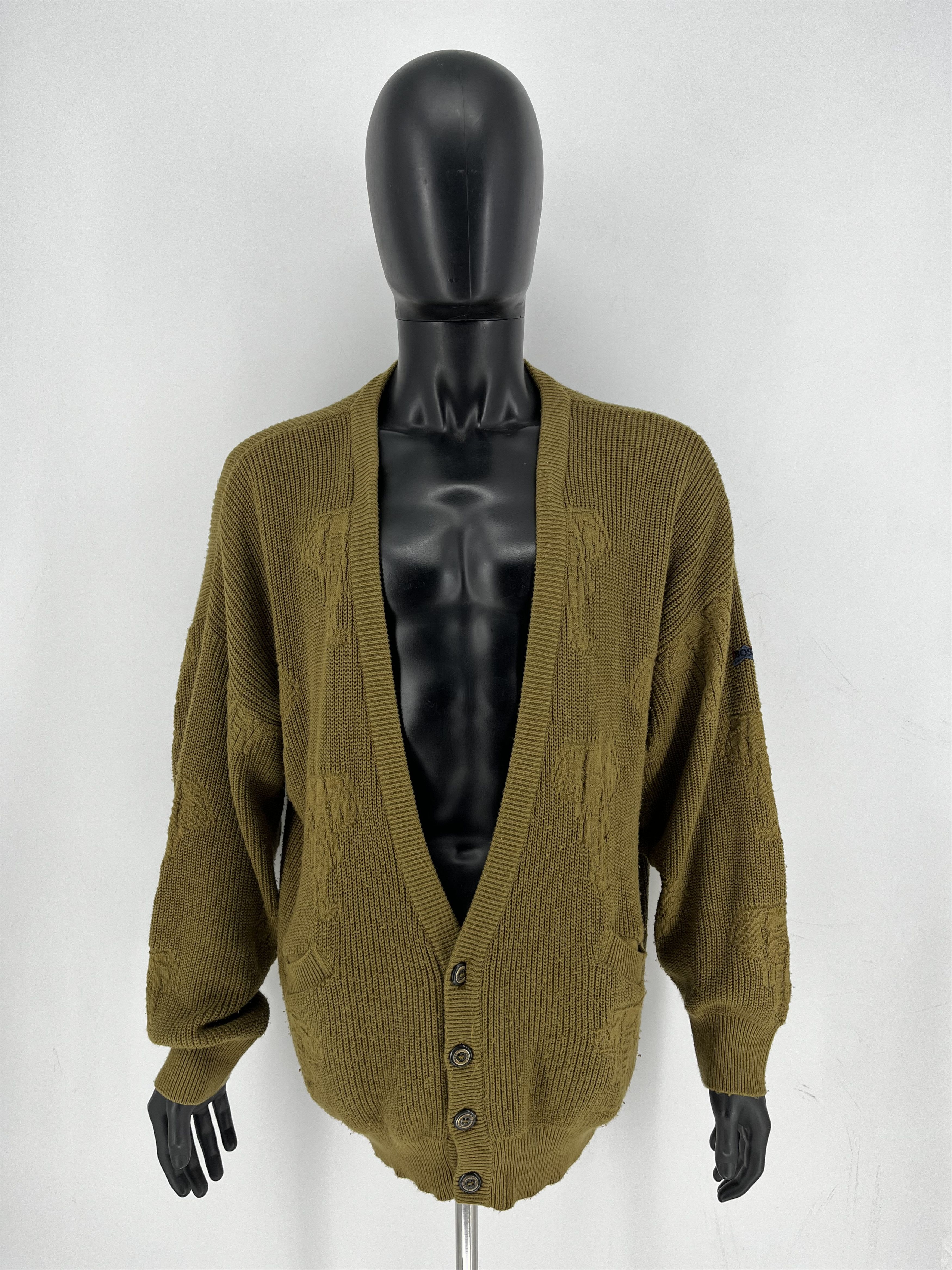 Hugo Boss Vintage Hugo Boss Archive Cardigan Vintage Abstract Size L Size US XL / EU 56 / 4 - 1 Thumbnail