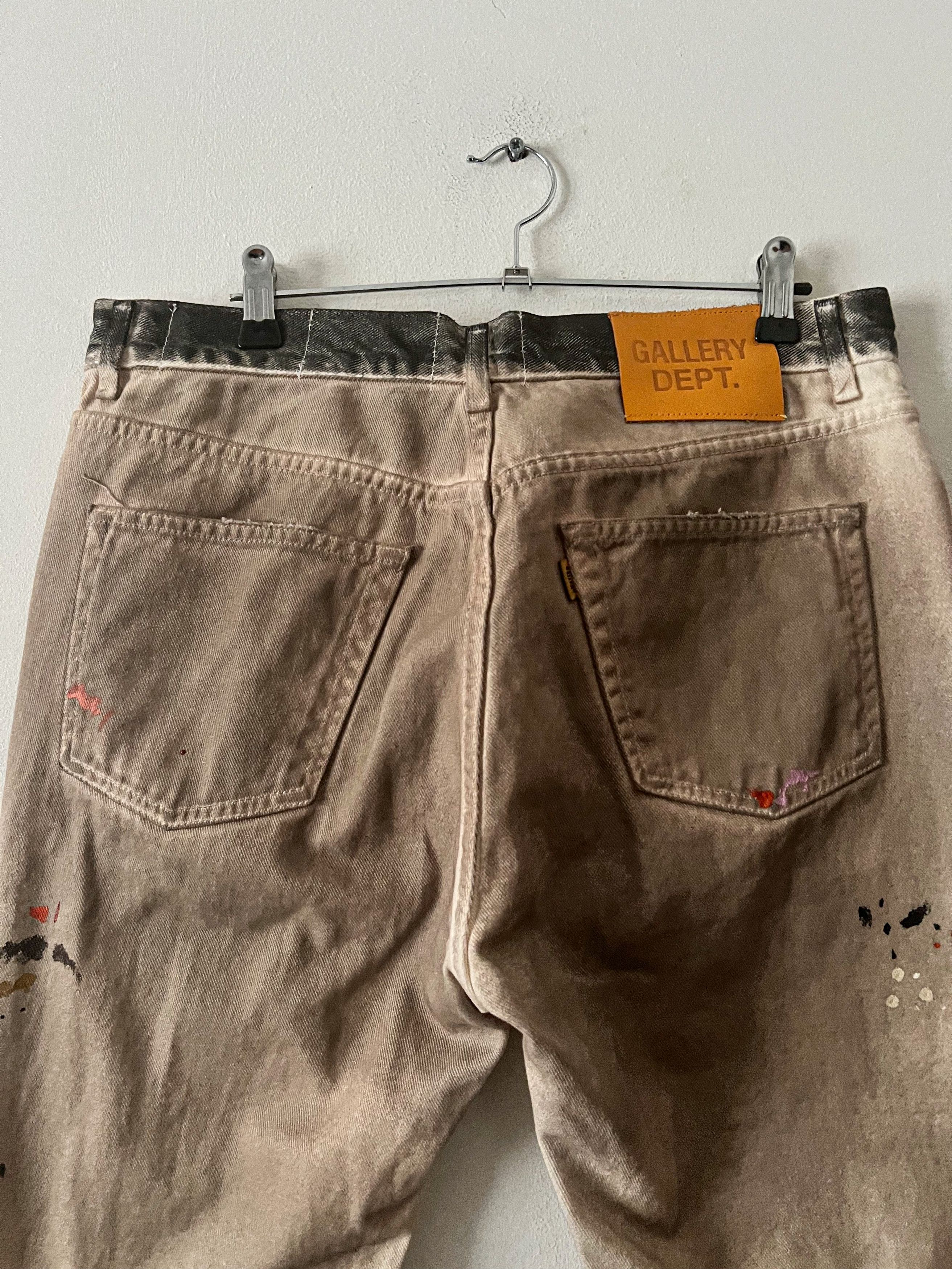 Gallery Dept. Hollywood BLV 5001 Paint-Splattered Distressed Jeans Size US 32 / EU 48 - 12 Thumbnail