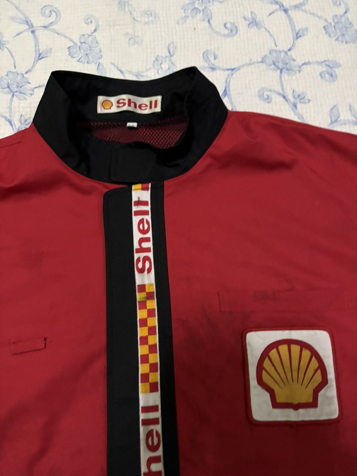 Vintage Shell Jacket Racing Ferrari Racing Design Size US L / EU 52-54 / 3 - 17 Thumbnail