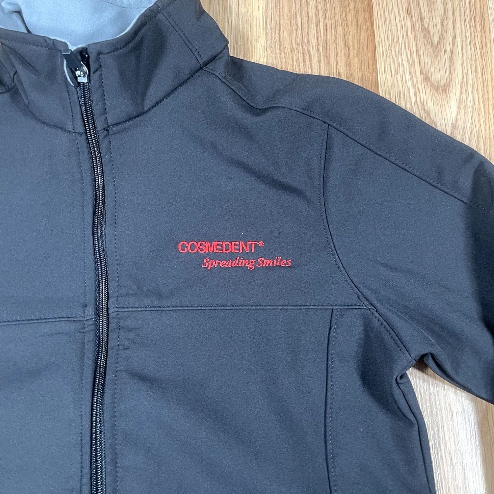 Vintage Charles River Apparel Jacket Womens S Small Black Full Zip Polyester Spandex Story: Winter Casual Travel Basic Jacket Mens, Womens Size S / US 4 / IT 40 - 2 Thumbnail