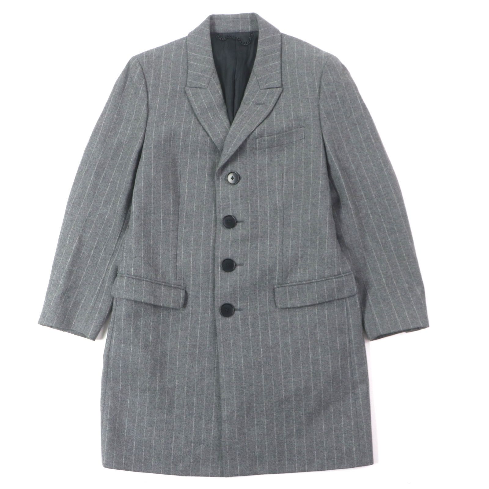 Paul Smith Paul Smith Paul Smith LONDON Stripe Pattern Wool Chester Coat Others Outerwear DUTY FREE for USA Size ONE SIZE - 1 Thumbnail