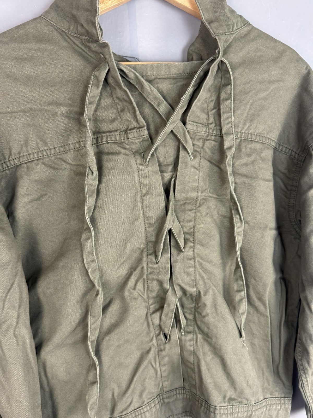 If Six Was Nine × Japanese Brand × Vintage Vintage Olive Des Olive Bondage Jacket Size US M / EU 48-50 / 2 - 5 Thumbnail