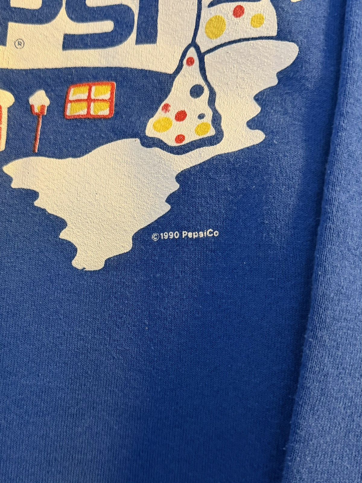 Pepsi vtg 90s pepsi snowy winter graphic crewneck Size US L / EU 52-54 / 3 - 4 Thumbnail