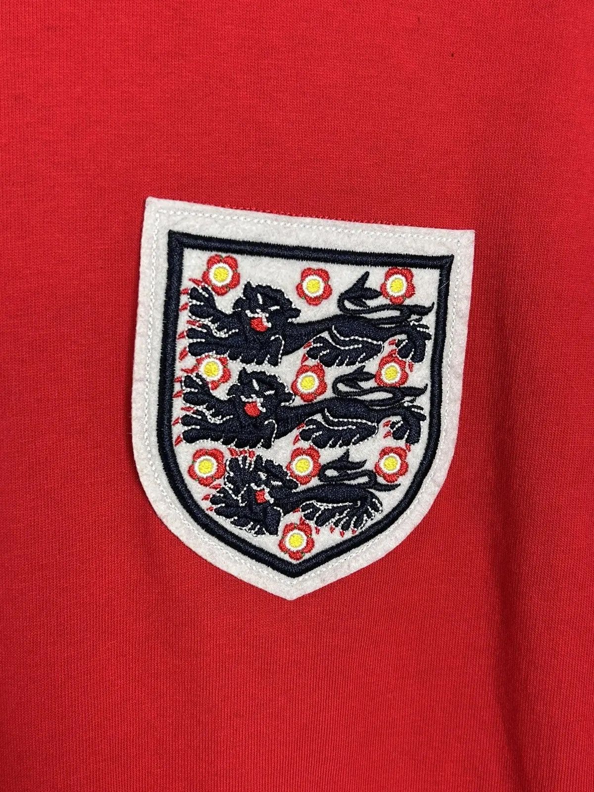 Vintage Score Draw England #6 Retro Style 1966/70 Long Sleeve Jersey Size US S / EU 44-46 / 1 - 3 Thumbnail