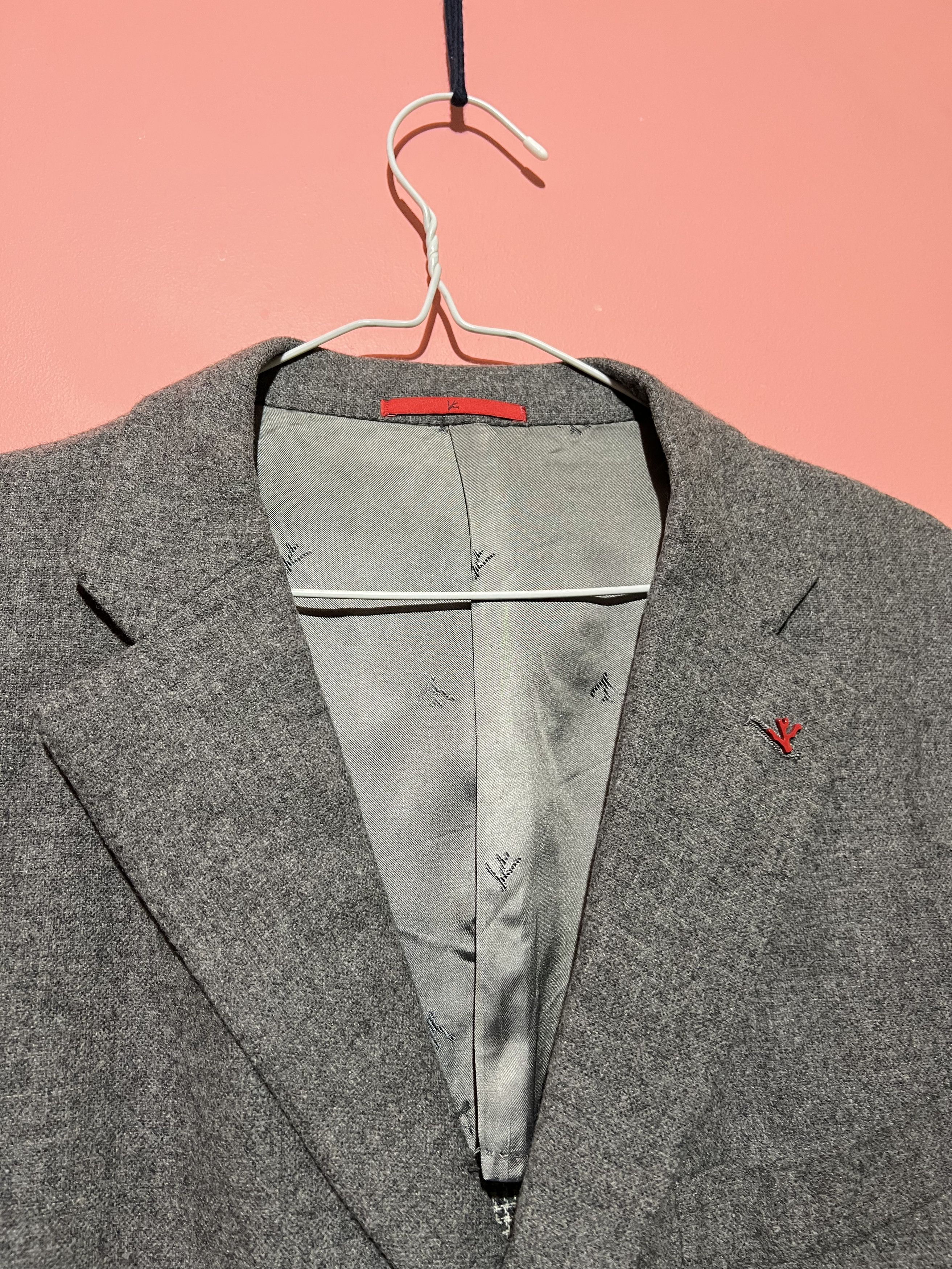 Isaia Isaia Napolii designer Italy Coat luxury wool limited Size US L / EU 52-54 / 3 - 10 Thumbnail