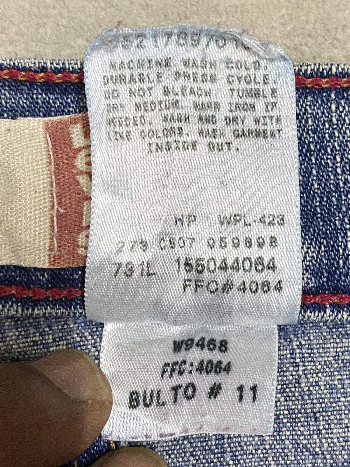 Levi's Vintage Levis Blue Wash Flare Jeans Size 29" - 18 Thumbnail