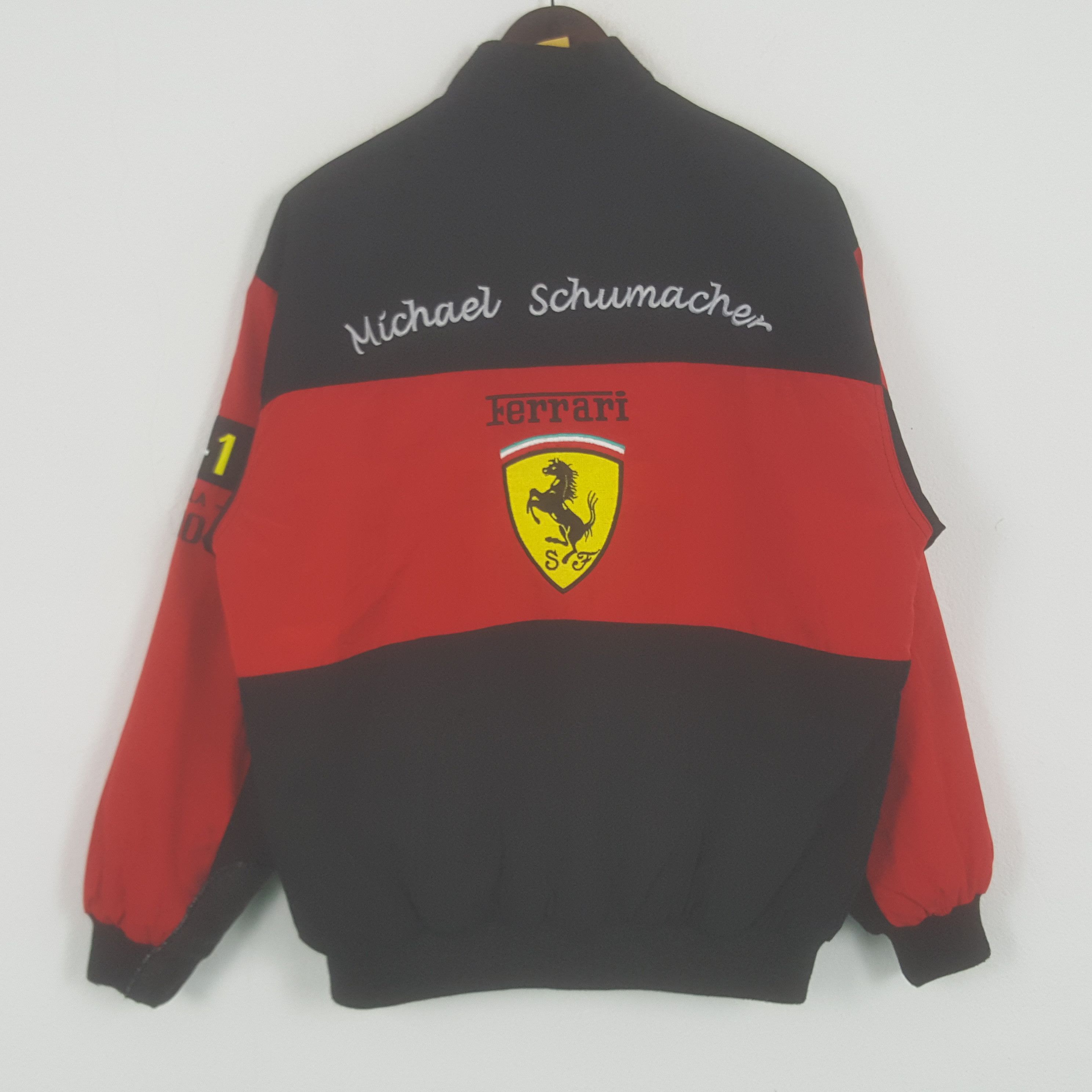 Vintage Vintage Ferrari F-1 Racing Bomber Jacket Size US L / EU 52-54 / 3 - 1 Thumbnail