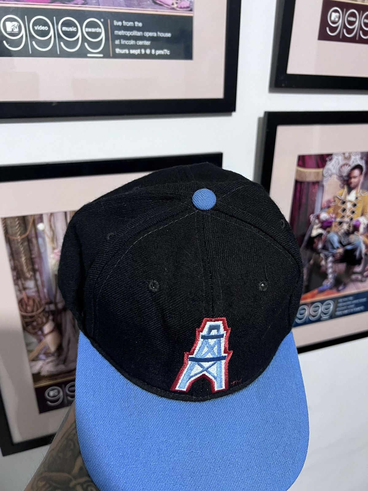 NFL × Starter × Vintage Houston Oilers starter vintage cap Size ONE SIZE - 4 Thumbnail