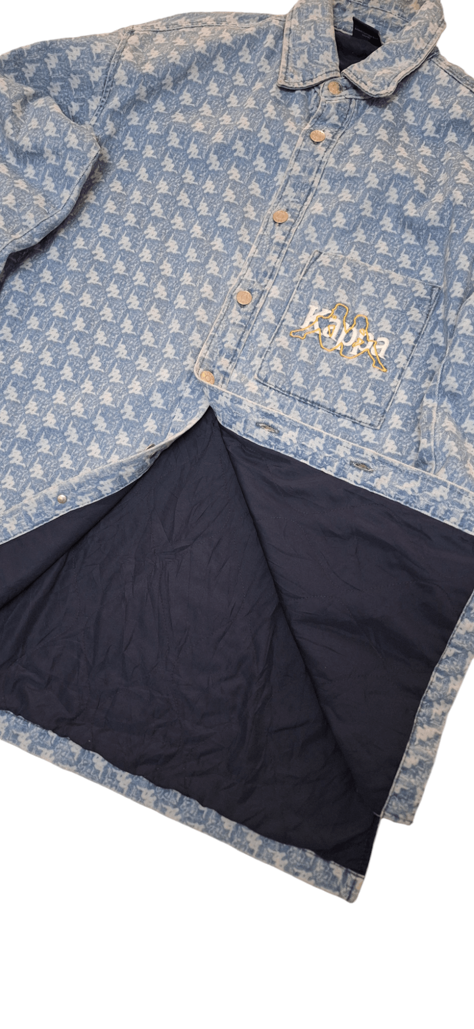 GU × Kappa Kappa × Gu Monogram Button Ups Jacket Size US S / EU 44-46 / 1 - 7 Thumbnail