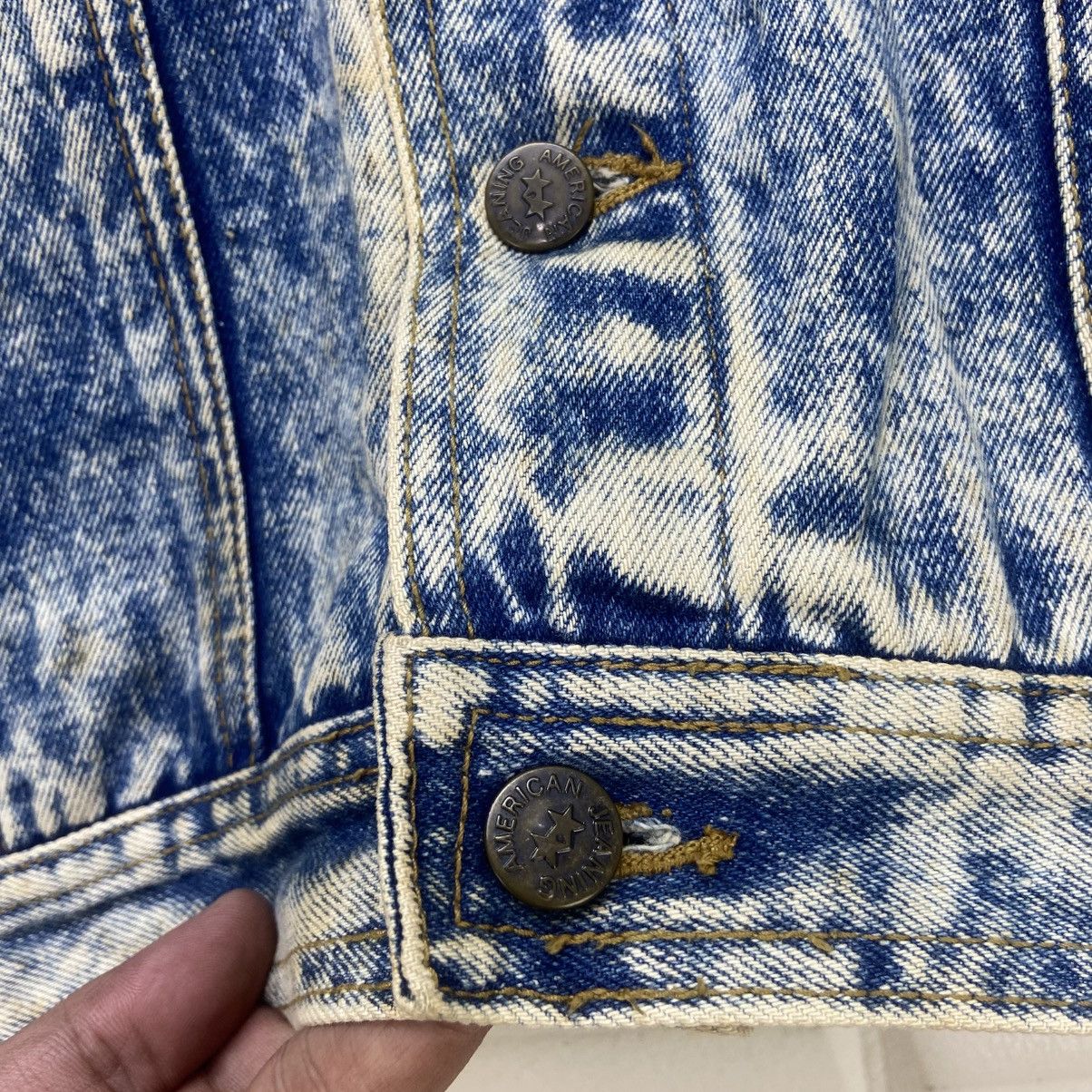 Japanese Brand Vtg Gleeman Japanese Brand Acid Wash Retro Trucker Jacket Size US M / EU 48-50 / 2 - 11 Thumbnail