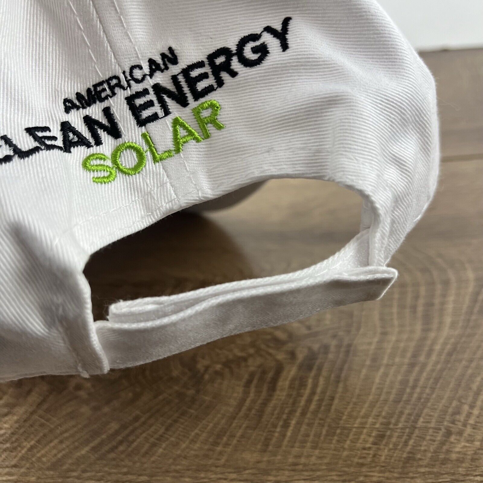 Other American Clean Energy Solar Hat White Cap Hat Adjustable Hat Size ONE SIZE - 9 Thumbnail