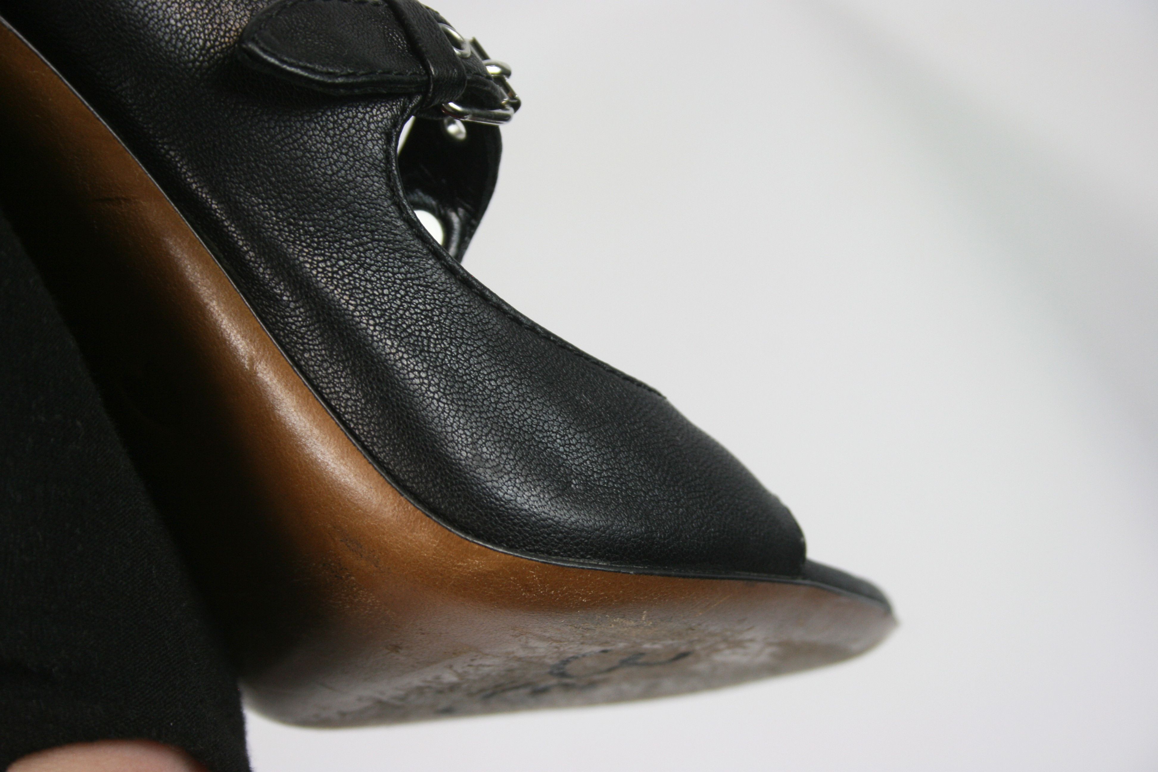 Moschino 00S Y2K Gladiator Heels Vintage Size US 9 / IT 39 - 8 Thumbnail