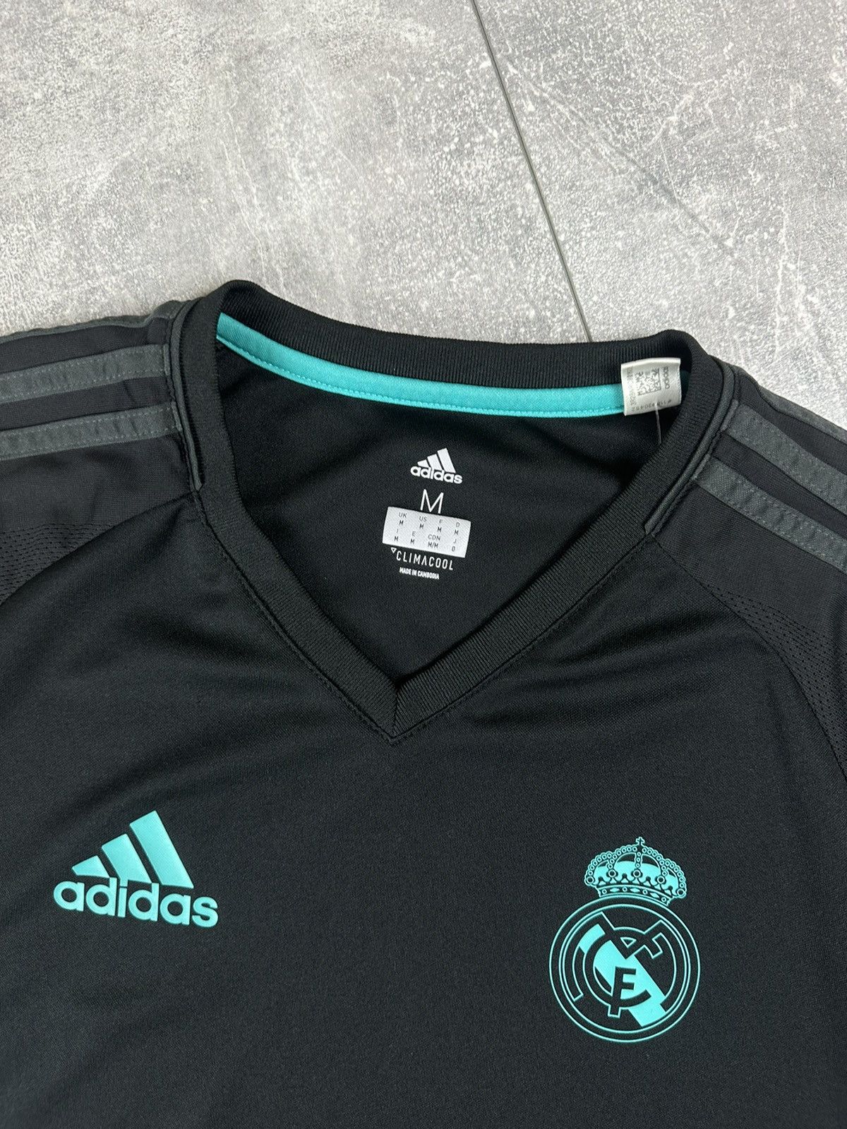 Adidas Adidas Real Madrid 2017/18 Training Soccer Jersey Size US M / EU 48-50 / 2 - 5 Thumbnail