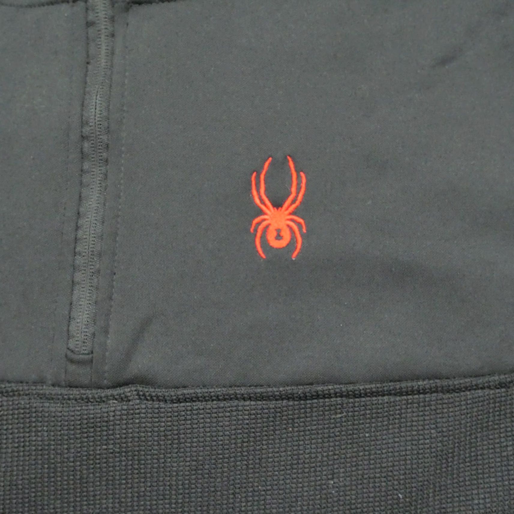 Spyder Spyder Hoodie Mens Large Black Quarter Zip Jacket Outdoors Size US L / EU 52-54 / 3 - 2 Thumbnail
