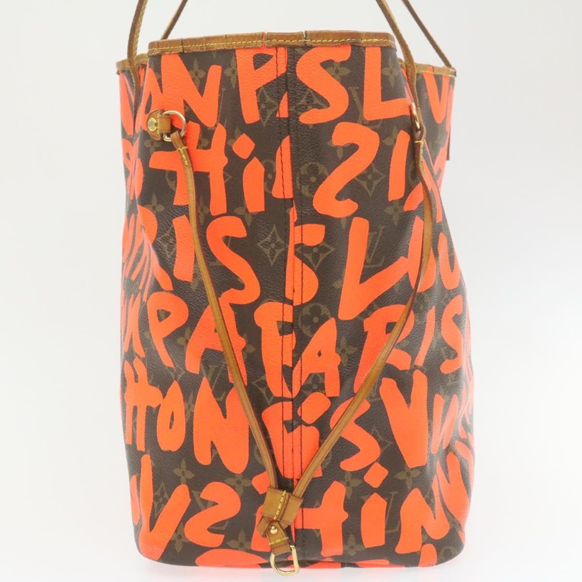 Louis Vuitton LOUIS VUITTON Monogram Graffiti Neverfull GM Tote Bag M93702 Size ONE SIZE - 6 Thumbnail