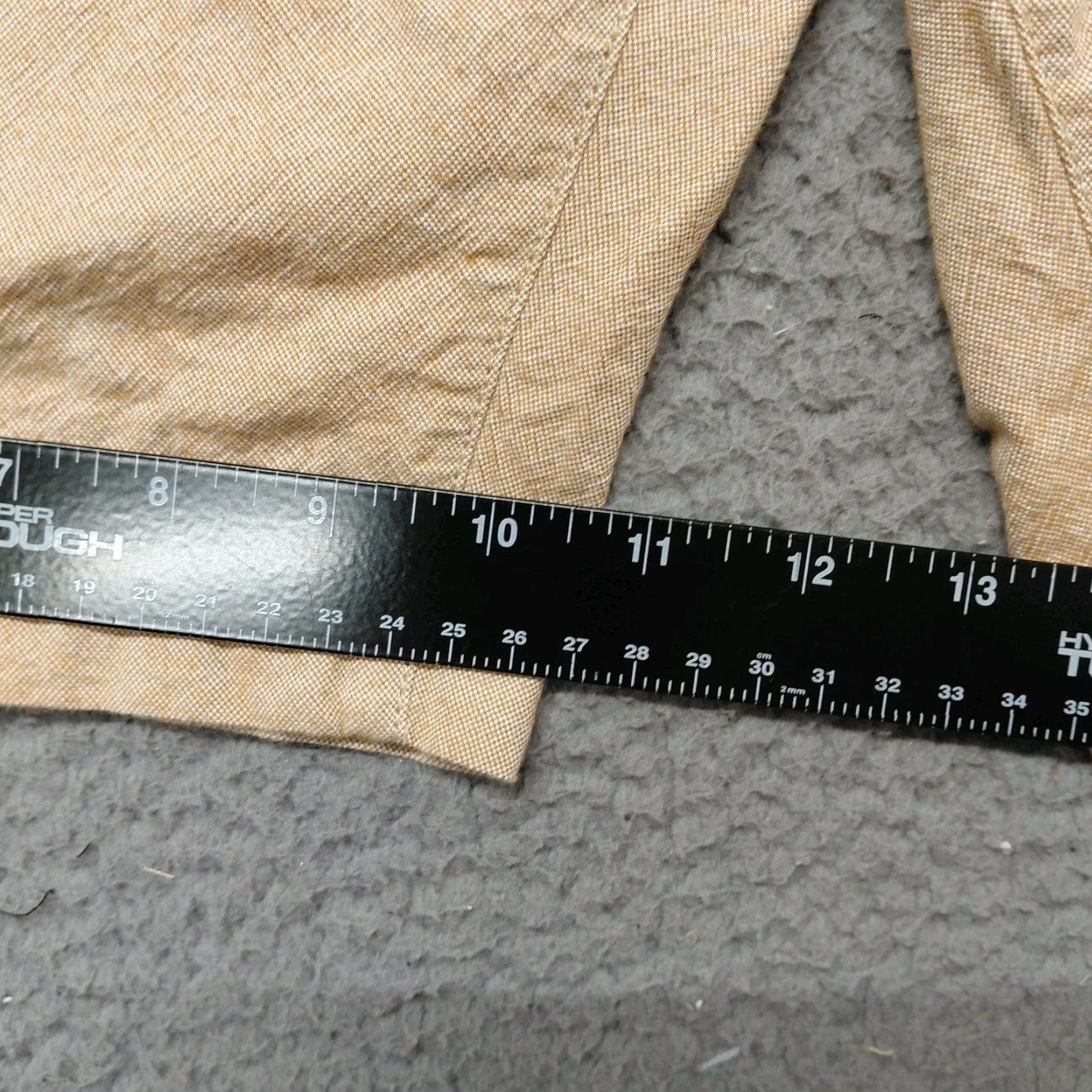 Quiksilver Quiksilver Chino Shorts Men 36x9" Flat Front Straight Fit Tan Cotton Surfer Logo Beach Logo Semantically Size US 36 / EU 52 - 6 Thumbnail