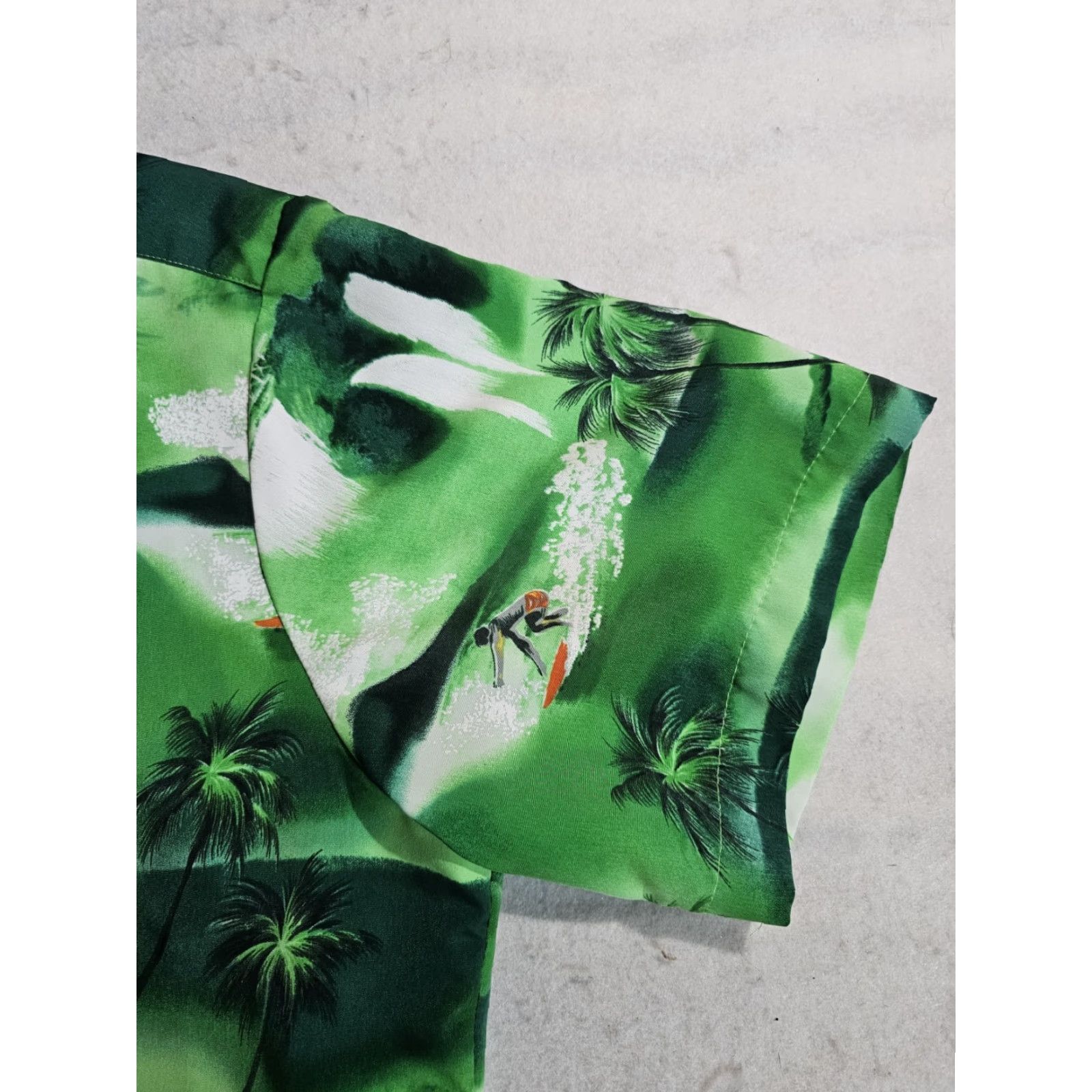Vintage Kennington LTD California Retro Hawaiian Aloha Camp Shirt Men's XL Green Size US XL / EU 56 / 4 - 6 Thumbnail