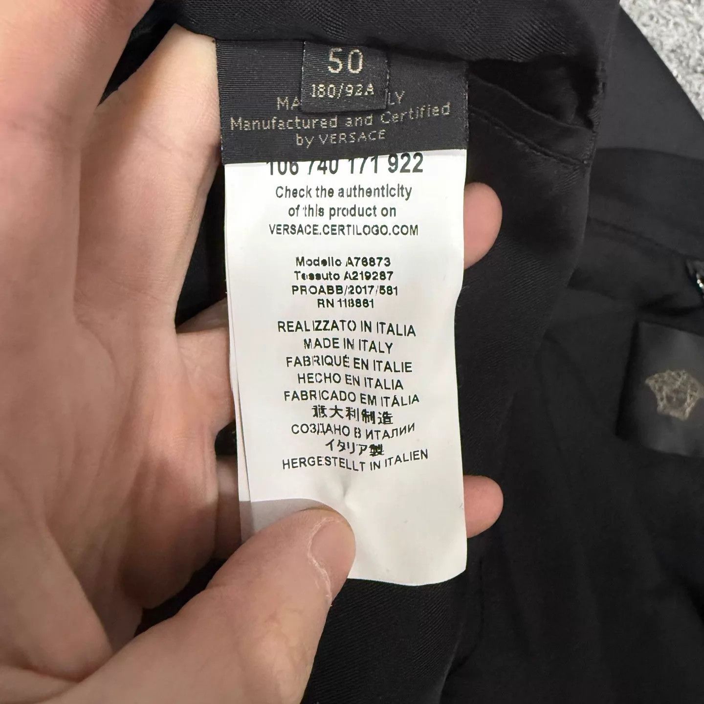 Versace Versace black back Medusa jacket 50 IT Size US M / EU 48-50 / 2 - 4 Thumbnail