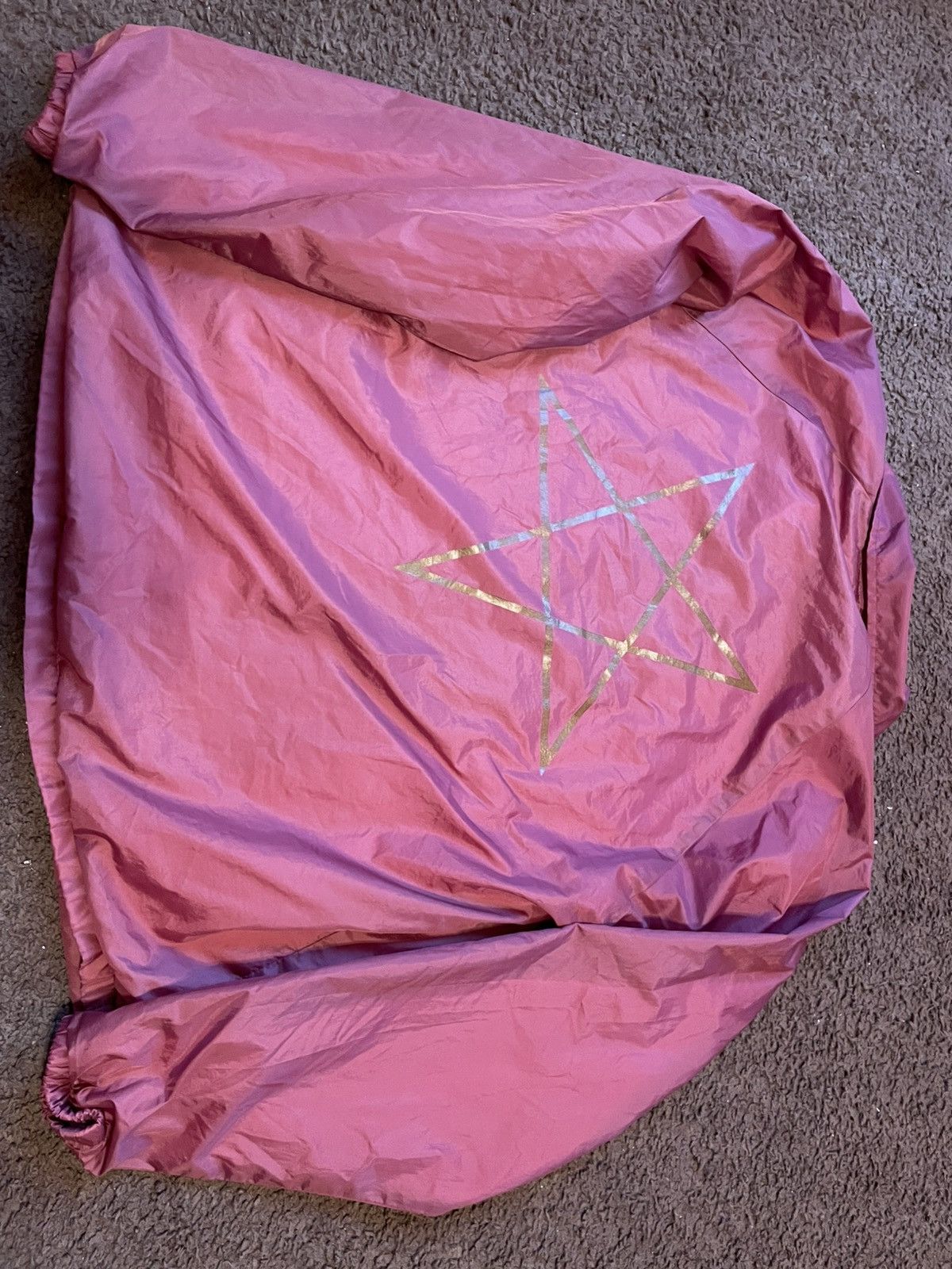 Thrasher Thrasher Men's Burgundy and Gold Windbreaker Size US M / EU 48-50 / 2 - 2 Thumbnail