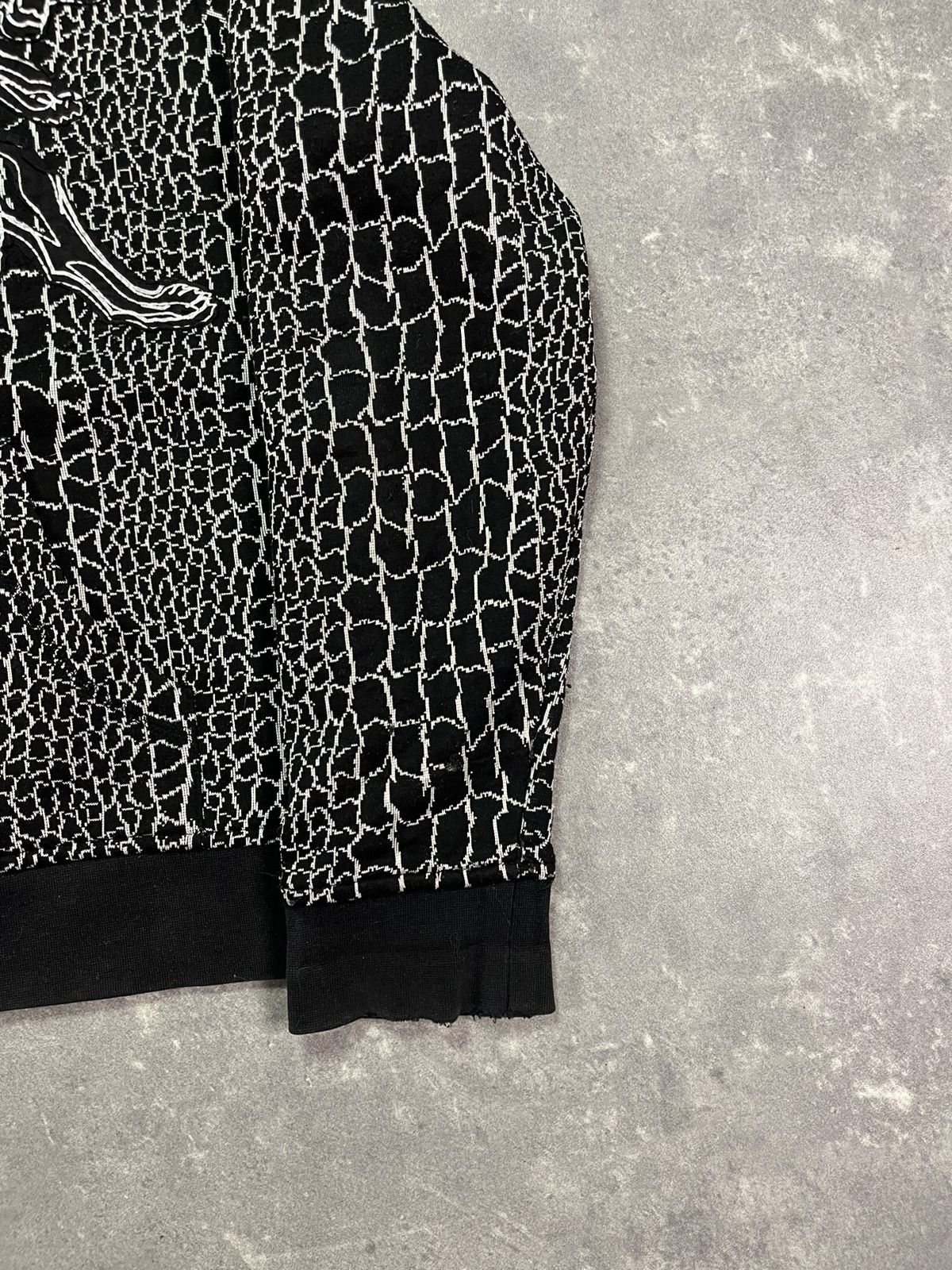 Japanese Brand Mondo Vintage 3D Tiger Zip Hoodie L Affliction Rare Size US L / EU 52-54 / 3 - 9 Thumbnail