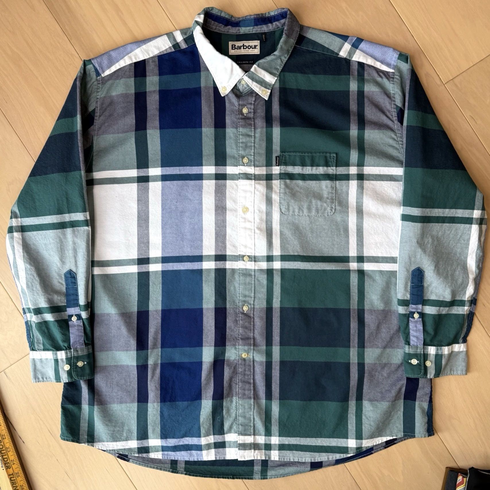 Barbour Barbour Shirt 2XL Multicolor Highland 2 Check Button Up New York Minimalist Shirt Mens Size US XXL / EU 58 / 5 - 3 Thumbnail