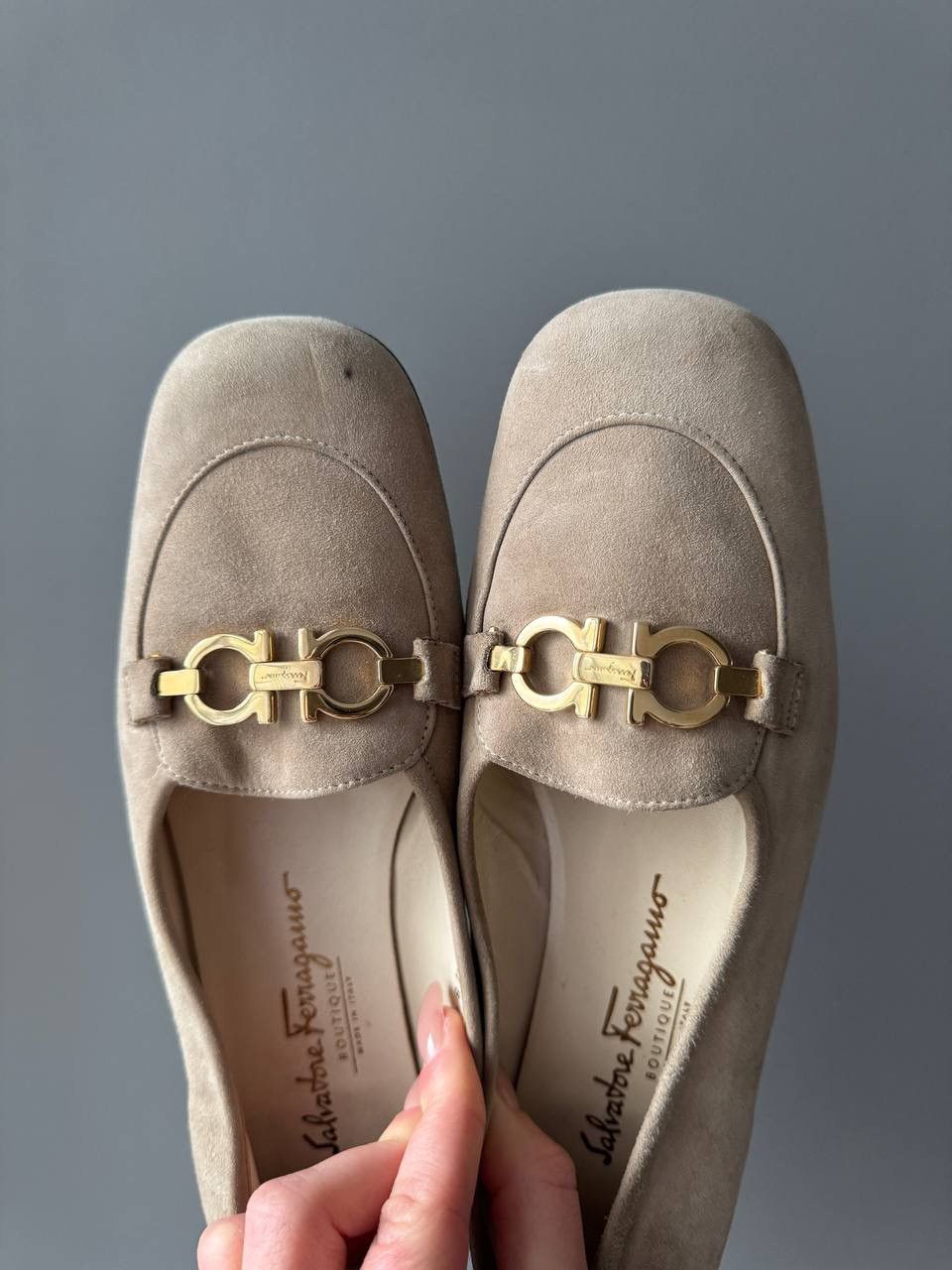 Salvatore Ferragamo SALVATORE FERRAGAMO Franny Gancini Driving Loafers Size US 6 / IT 36 - 3 Thumbnail