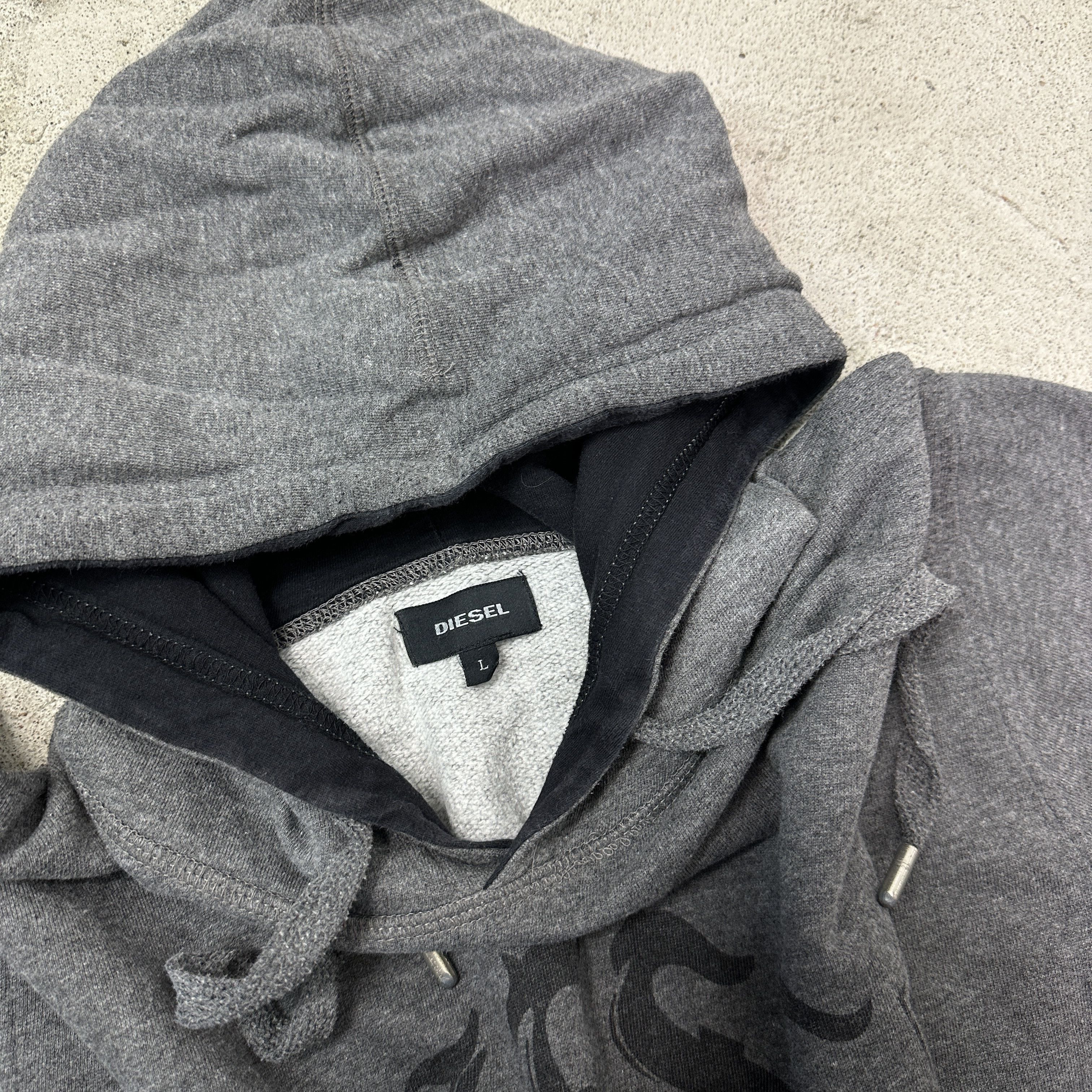 Diesel Vintage Streetwear Sporty Skater Diesel Hoodie Y2K Size US L / EU 52-54 / 3 - 4 Thumbnail