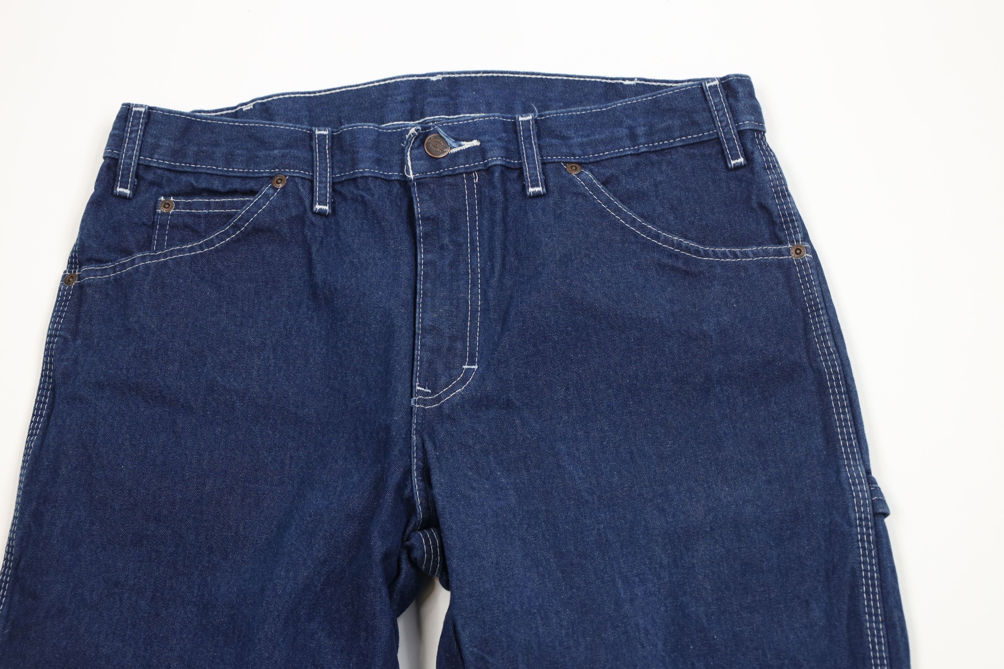 Dickies Vintage Y2K Dickies Fit Workwear Denim Jeans Blue Cotton Size US 32 / EU 48 - 2 Thumbnail