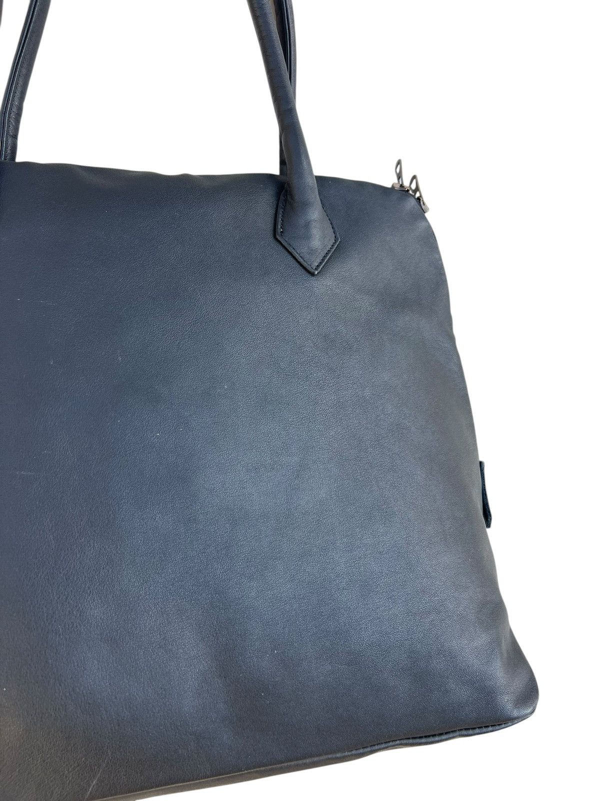 Leather CLASKA x The Factory Japan Black Leather Bag Size ONE SIZE - 10 Thumbnail