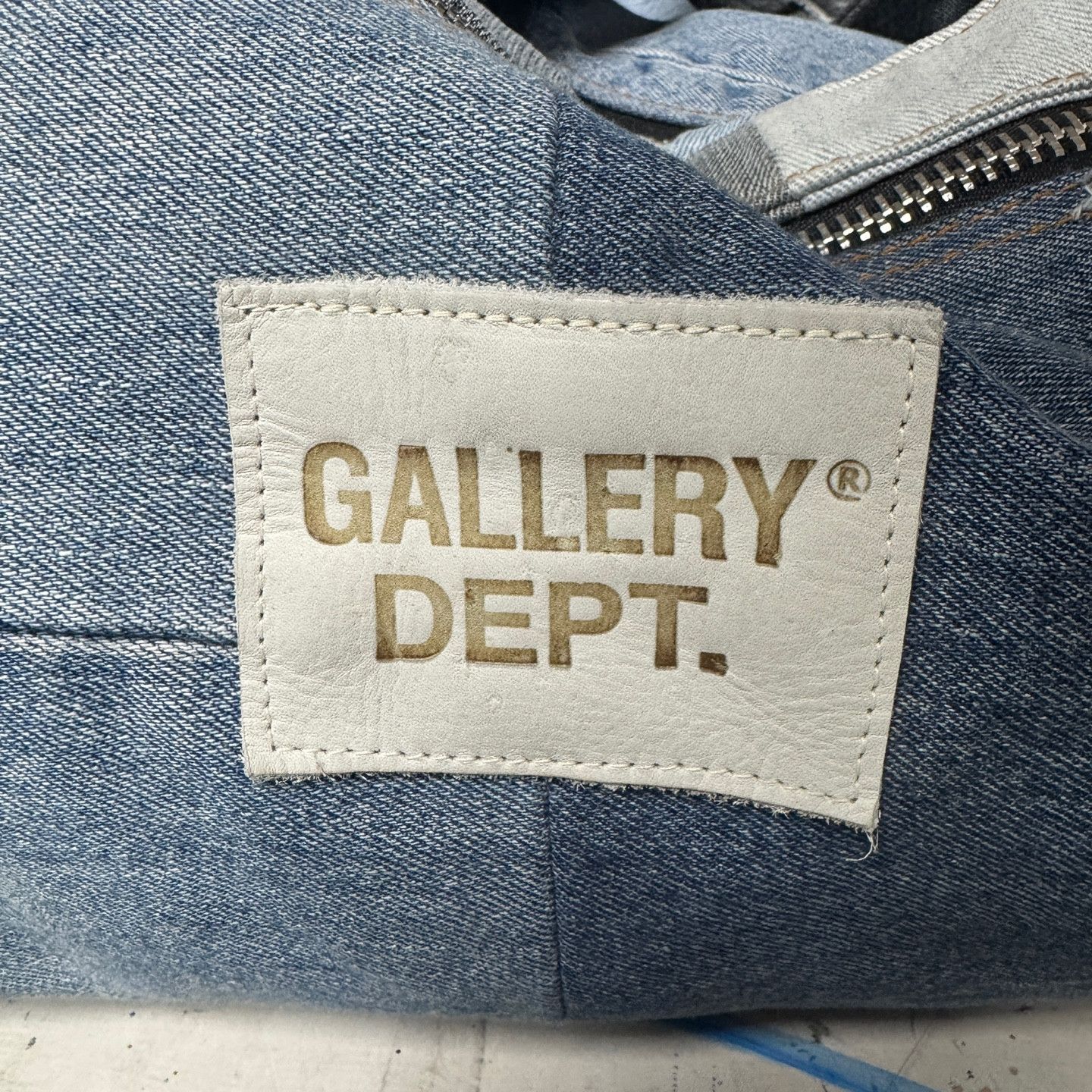 Gallery Dept. gallery dept RECYCLED DENIM DUFFLE BAG Size ONE SIZE - 4 Thumbnail