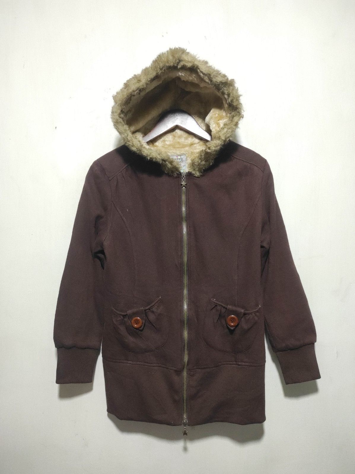 Japanese Brand Jou Jou Sherpa zip fur hoodie ifsix LGB style Size M / US 6-8 / IT 42-44 - 8 Thumbnail