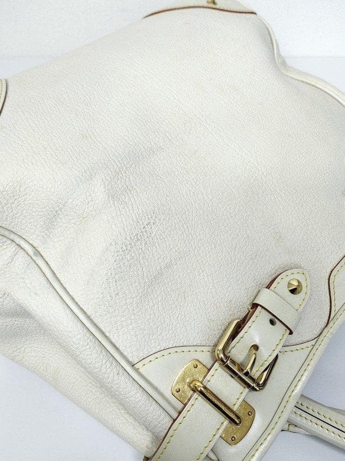 Louis Vuitton Louis Vuitton - Suhali White Leather Handbag Preloved Size ONE SIZE - 5 Thumbnail