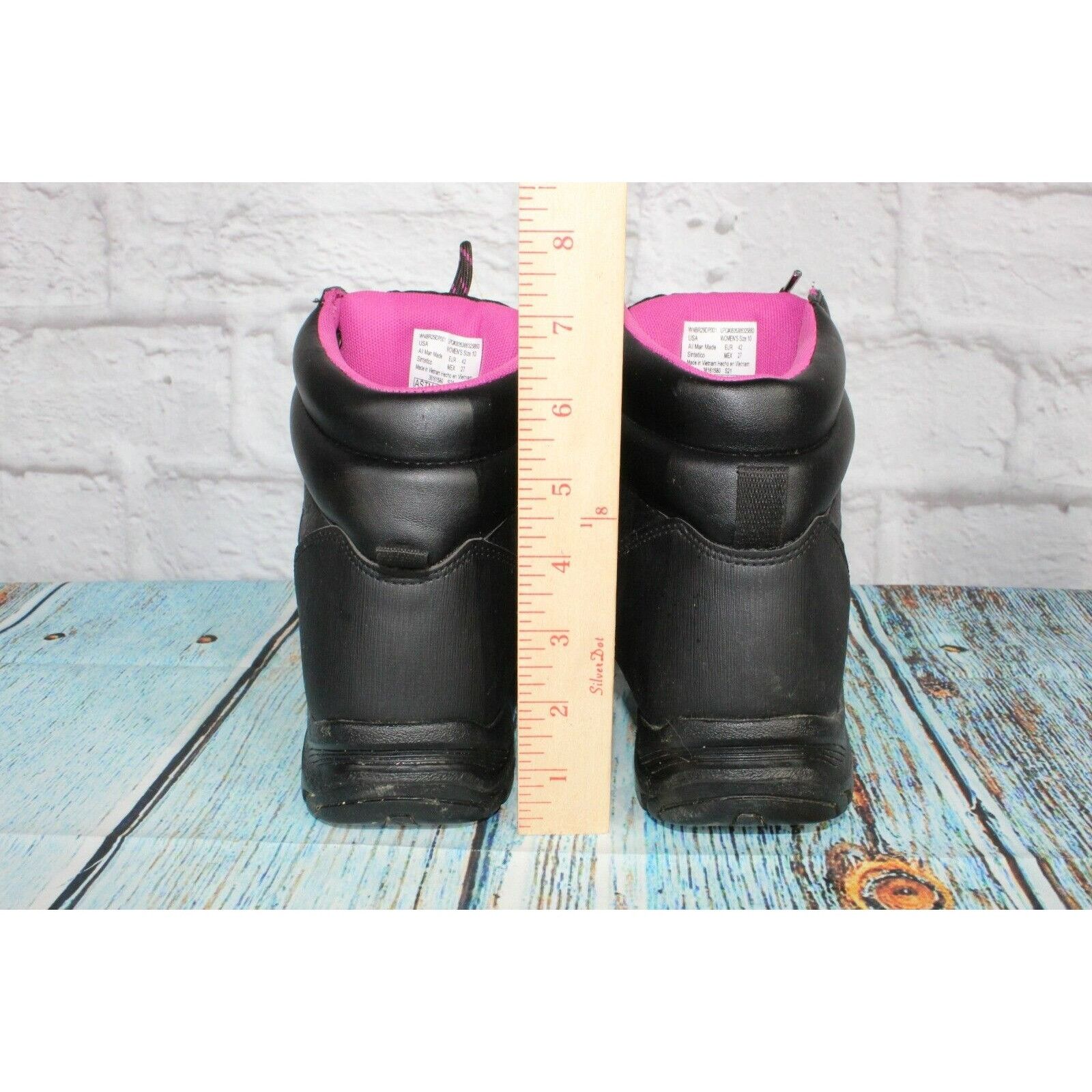 Leather × Other Brahma Womens Steel Toe WP Oil Slip Resistant Work Boots Size US 10 / IT 40 - 6 Thumbnail
