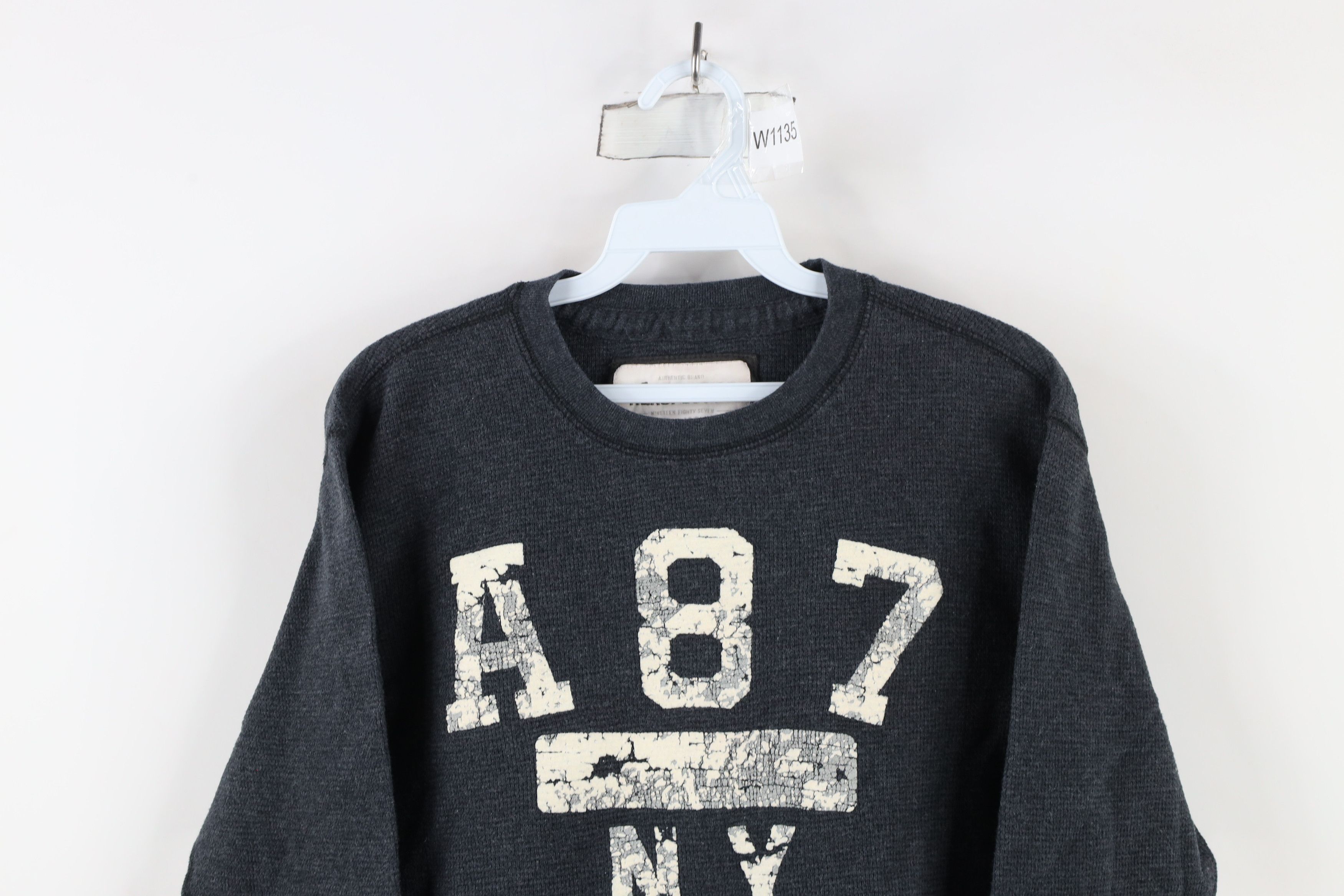 Aeropostale × Vintage Vintage Y2K Aeropostale Waffle Knit Long Sleve T-Shirt Size US M / EU 48-50 / 2 - 2 Thumbnail