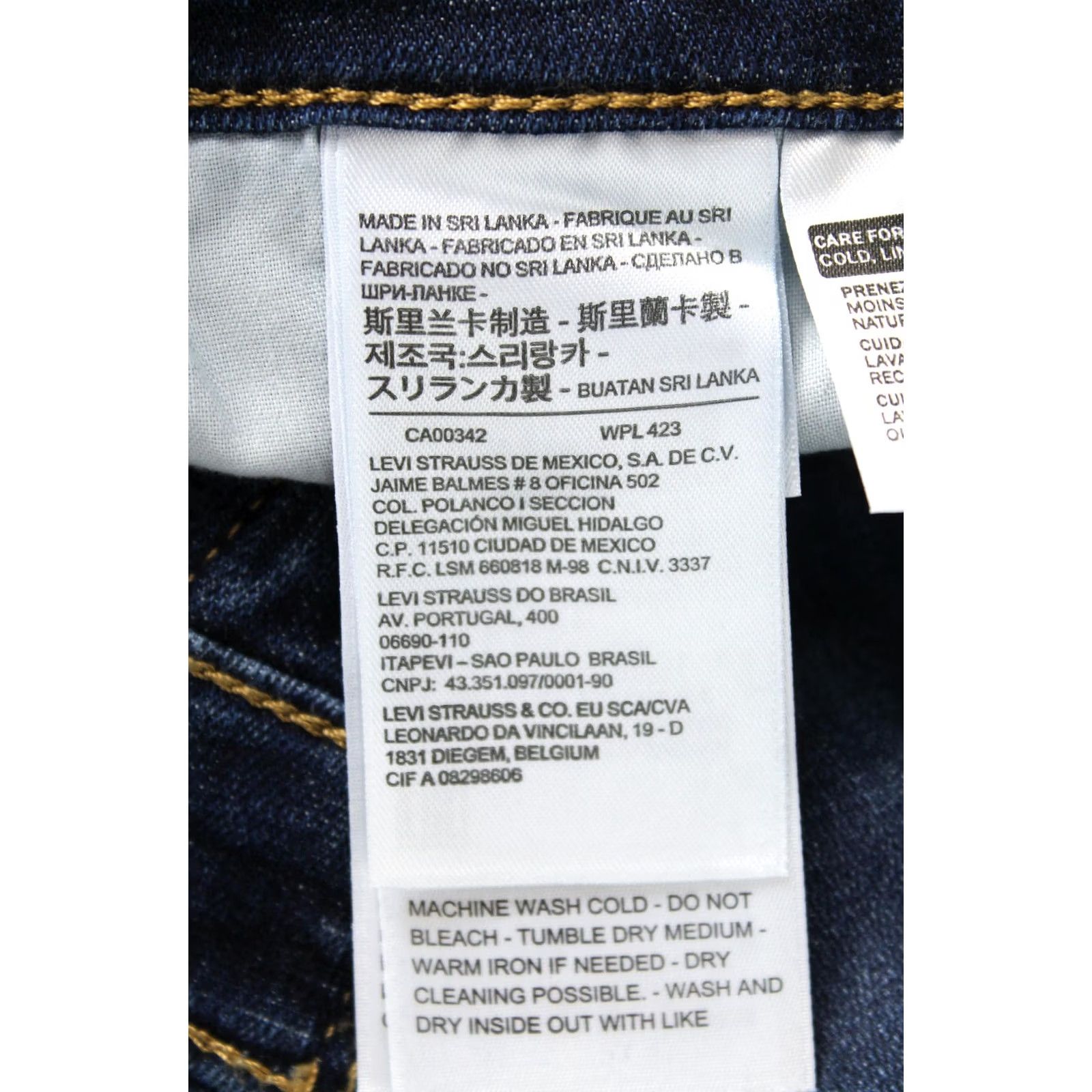 Levi's LEVI'S Premium Big E Classic Shorts Women W28 Faded Whiskers Denim Zip Size 28" / US 6 / IT 42 - 6 Thumbnail