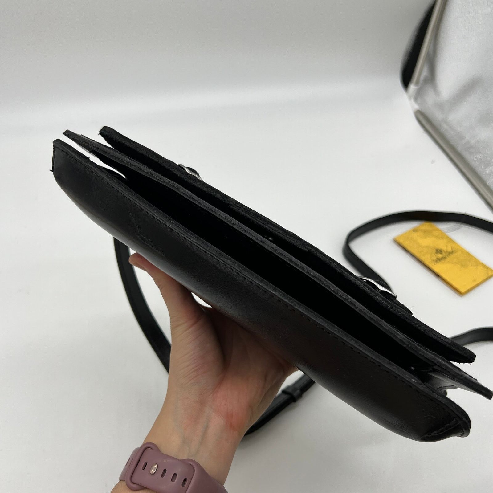 Other Patricia Nash Monta Leather Crossbody Clutch Bla Size ONE SIZE - 9 Thumbnail