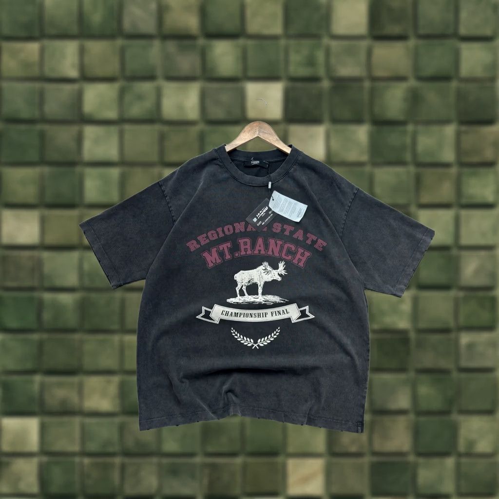 Jaded London Jaded London Regional State Mt.Ranch Washed Effect Oversized T Shirt L Mens Gray 90s Vintage Y2K Streetwear Hype Retro Japan Style Classic Size US L / EU 52-54 / 3 - 1 Thumbnail