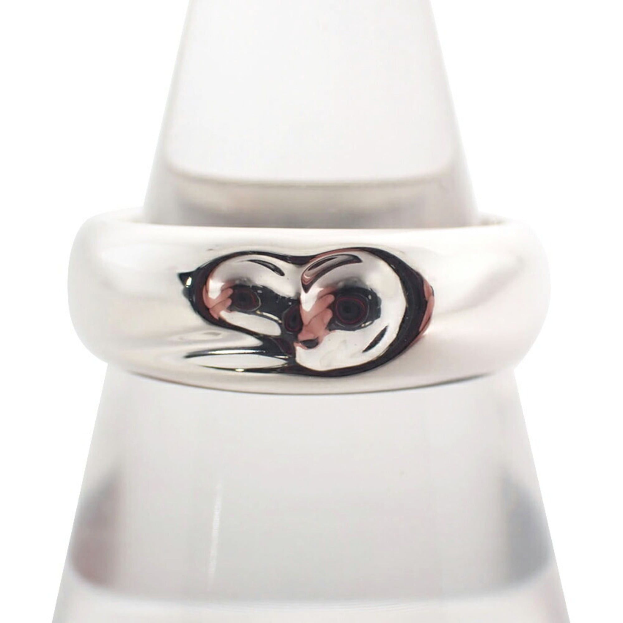 Tiffany & Co. TIFFANY 925 Carved Heart Ring, size 14 Size ONE SIZE - 1 Thumbnail