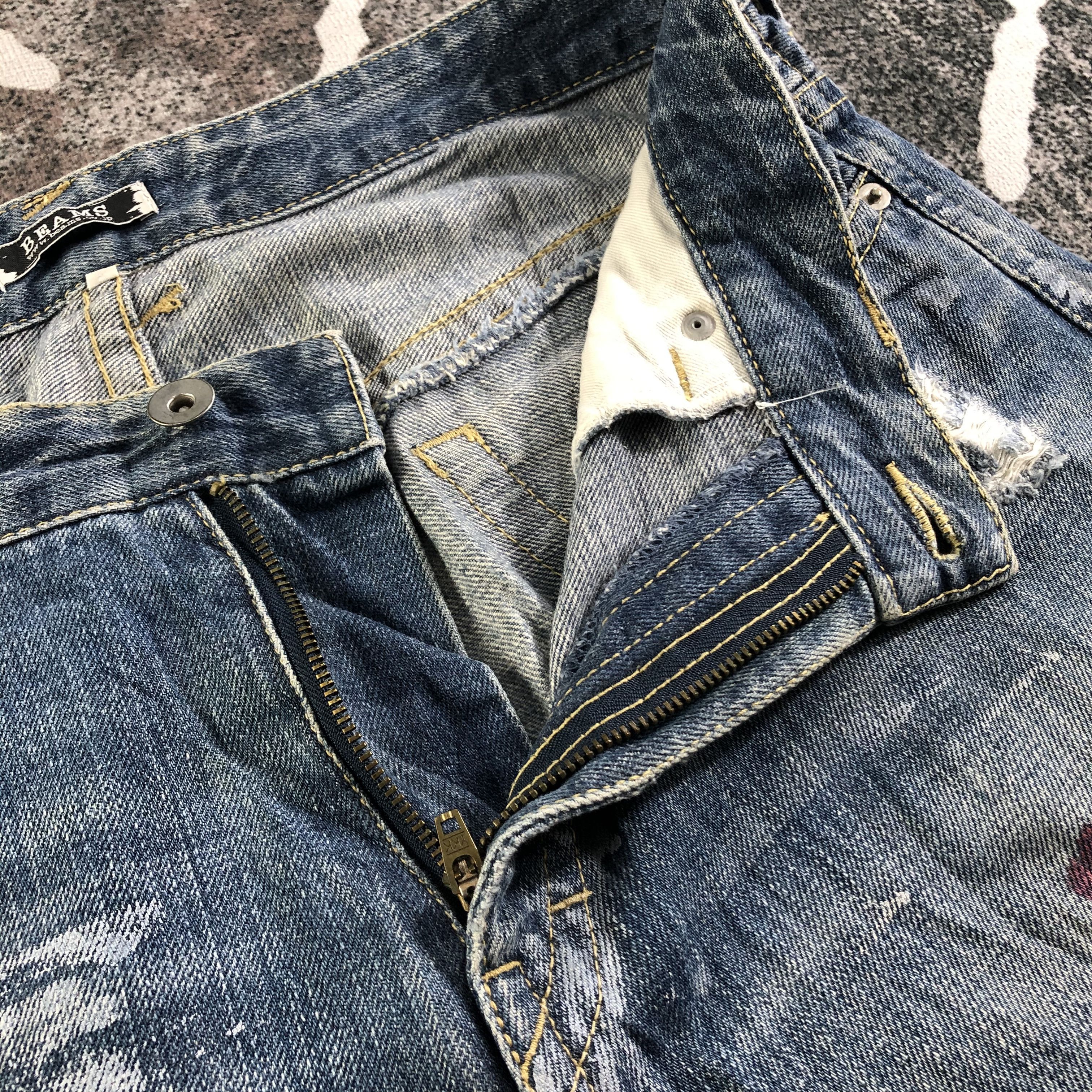 Beams Plus Beams Jeans Painted Denim KJ2819 Size US 32 / EU 48 - 7 Thumbnail