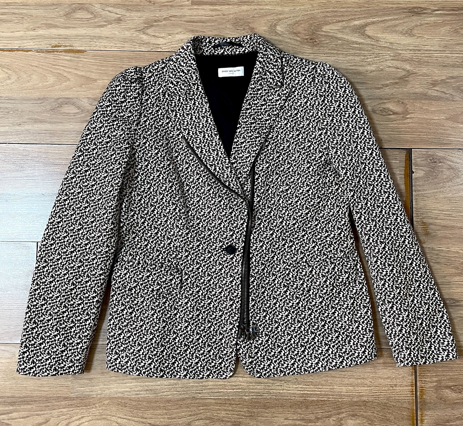 Dries Van Noten dries van noten brown blazer with unique design Size US M / EU 48-50 / 2 - 3 Thumbnail