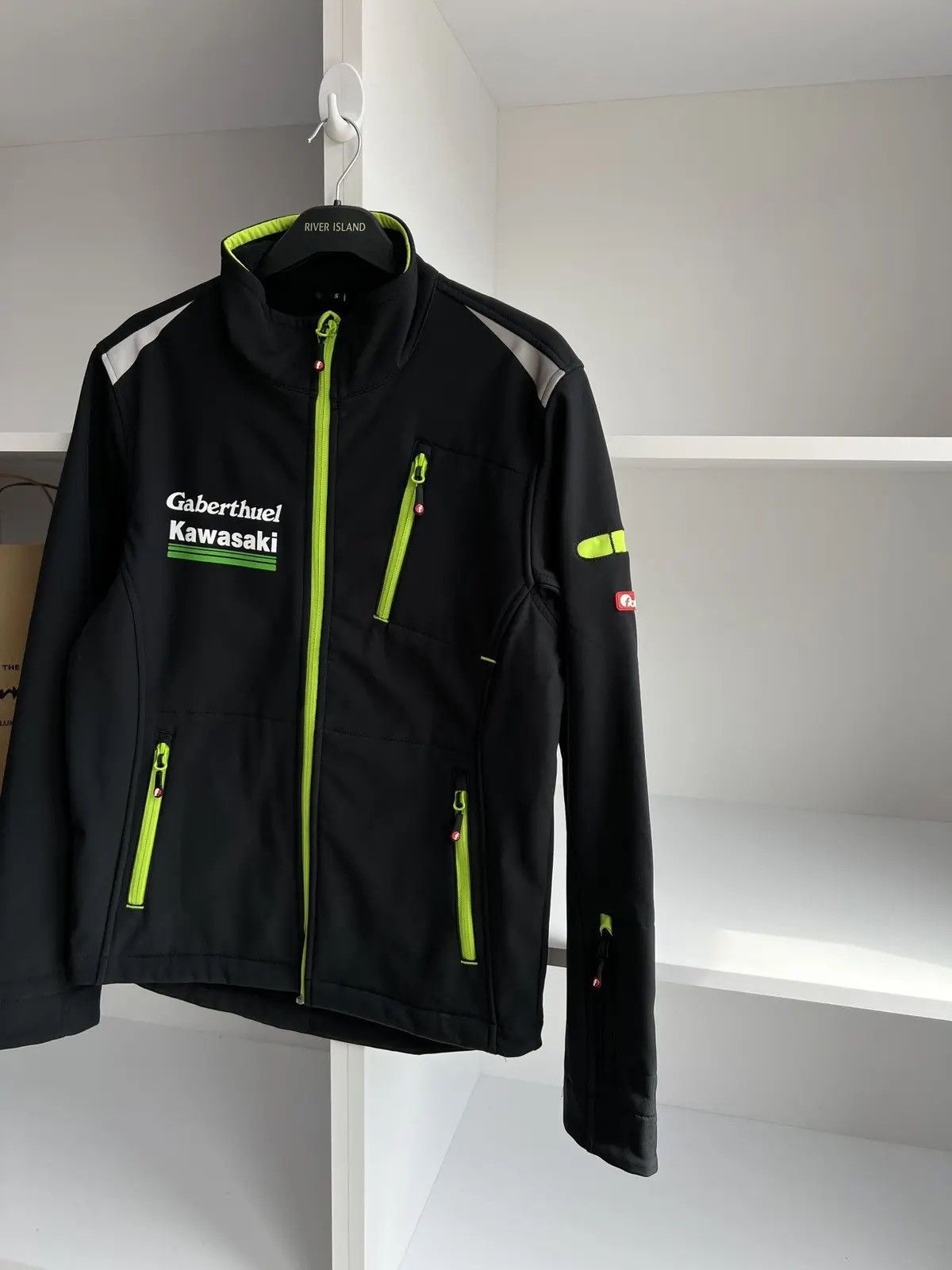 Vintage Vintage Kawasaki Softshell Racing Jacket Size US S / EU 44-46 / 1 - 5 Thumbnail